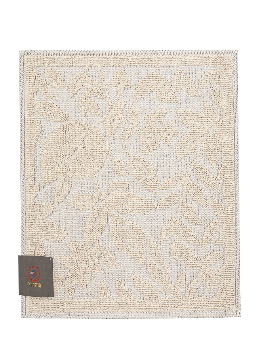 Коврик универсальный DeNASTIA 50x60 хлопок молочный M000337 - фото 3