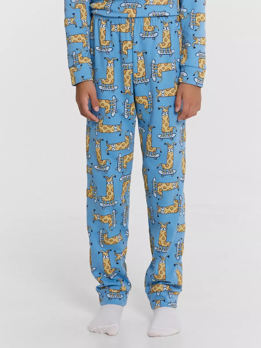 Пижама Mark Formelle (Марк Формэль) 563326/жирафы на голубом - фото 8