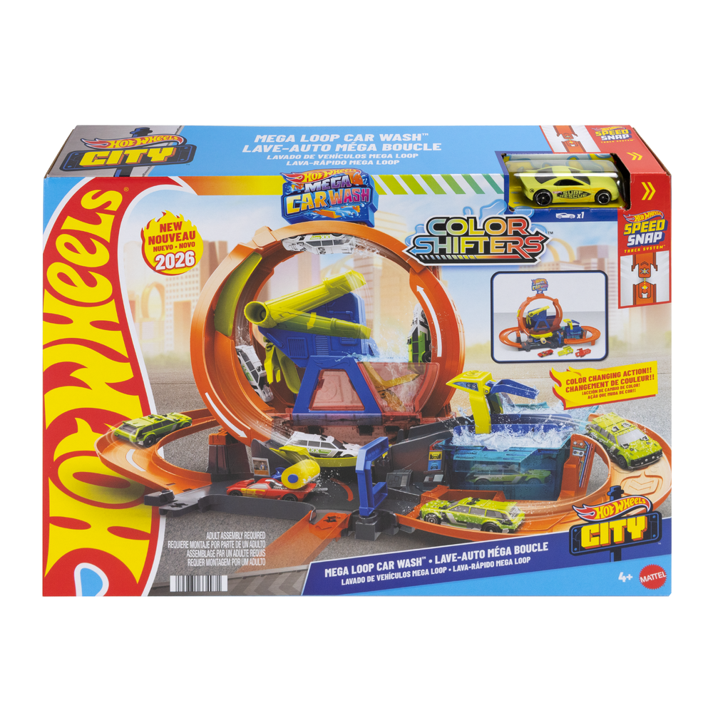 Автомойка Hot Wheels City Mega Loop Car Wash JHL97 - фото 3