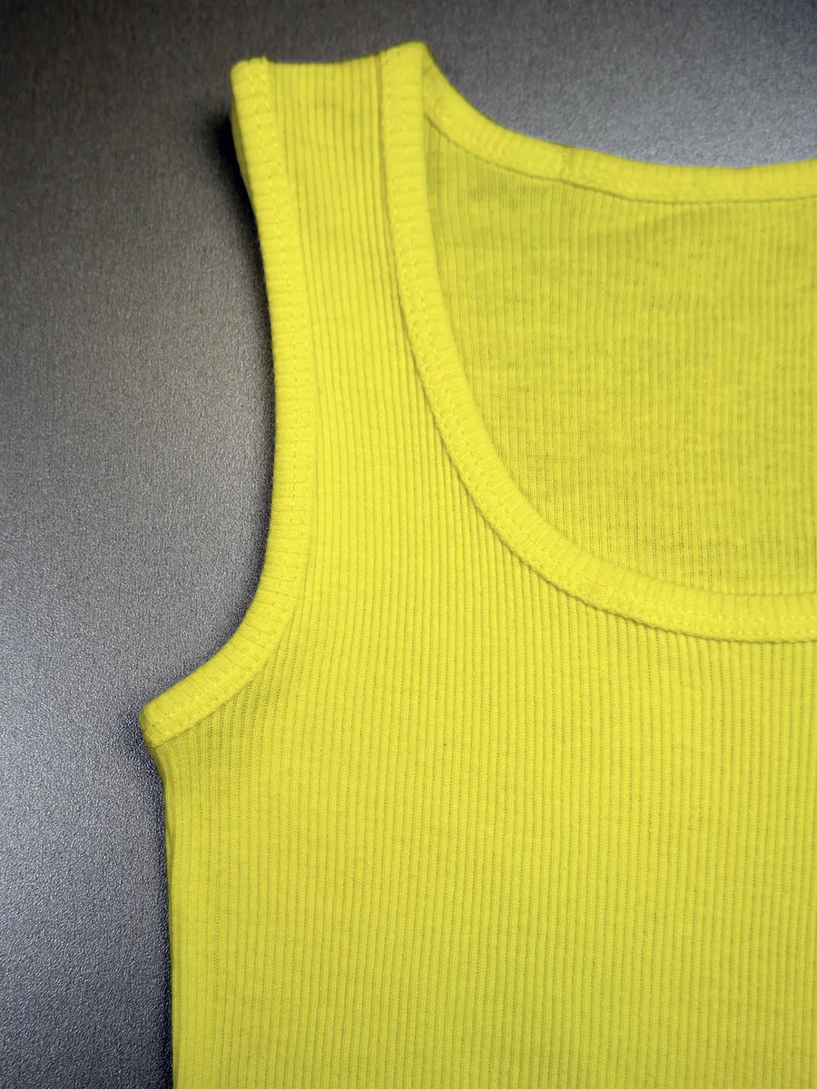 Майка 2 шт UZCOTTON UZ-M2-G/Желтый - фото 4