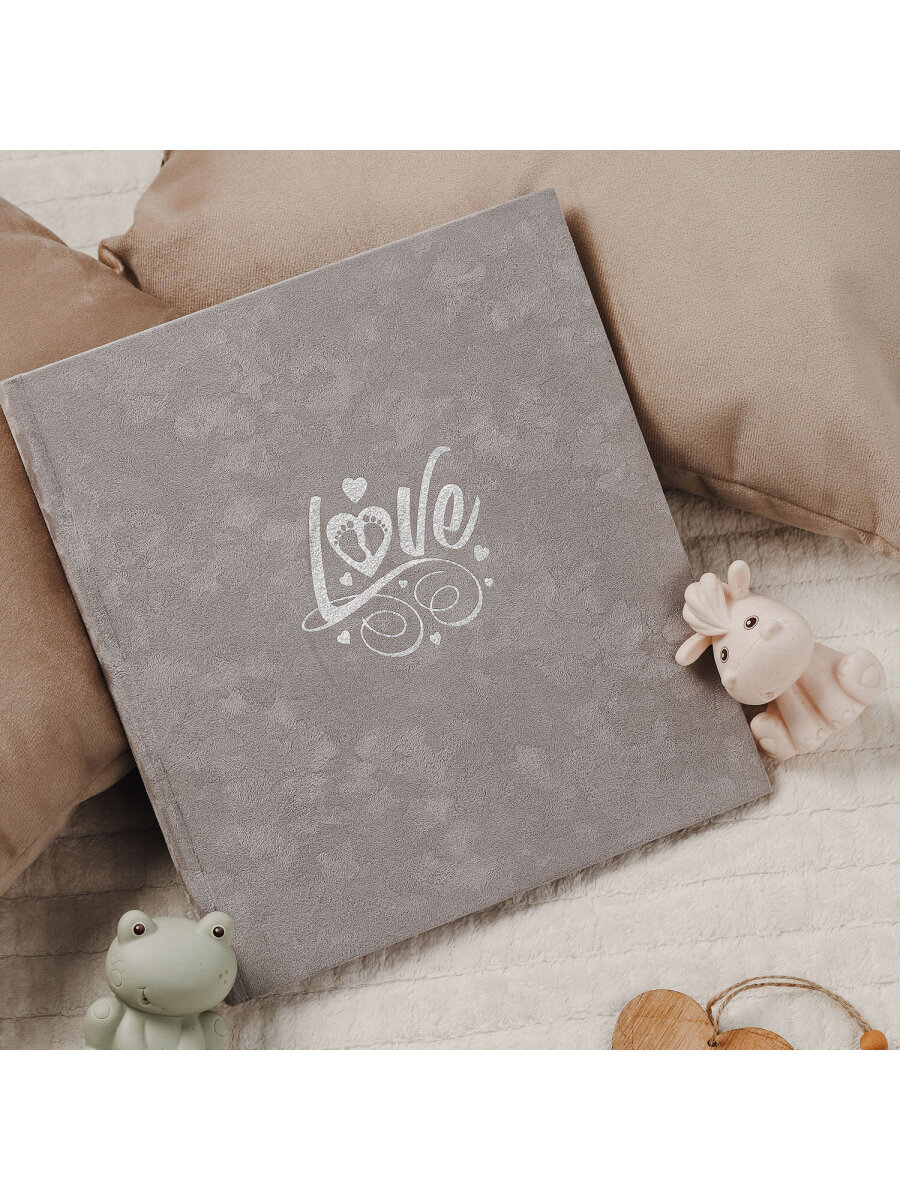 Фотоальбом анкета Brauberg детский семейный для новорожденных с наклейками - фото 1