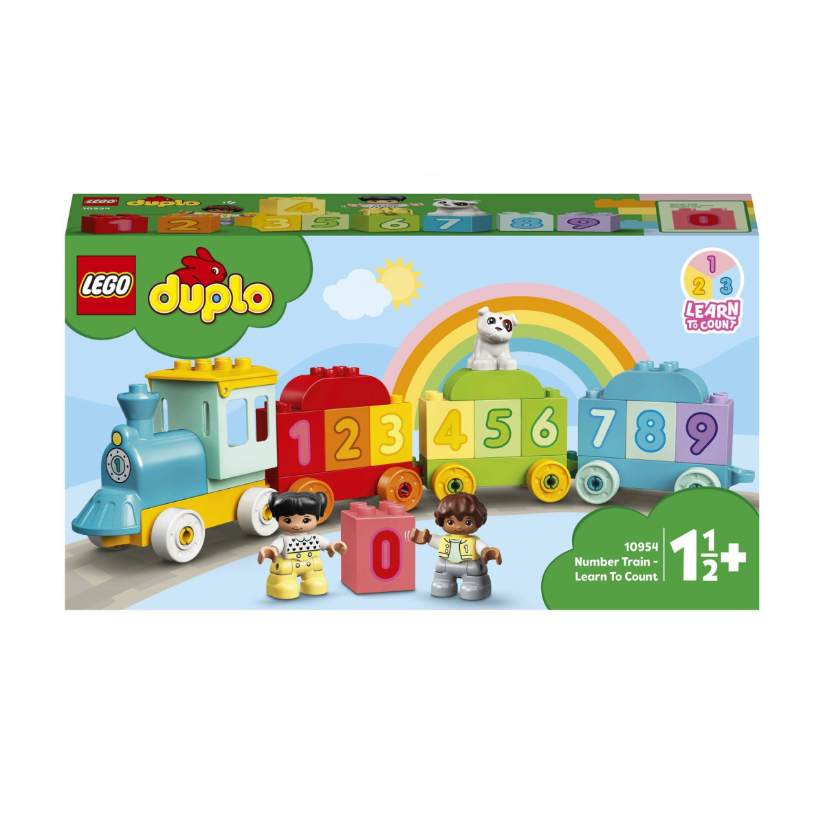 Конструктор LEGO DUPLO Поезд с цифрами блочный - фото 2