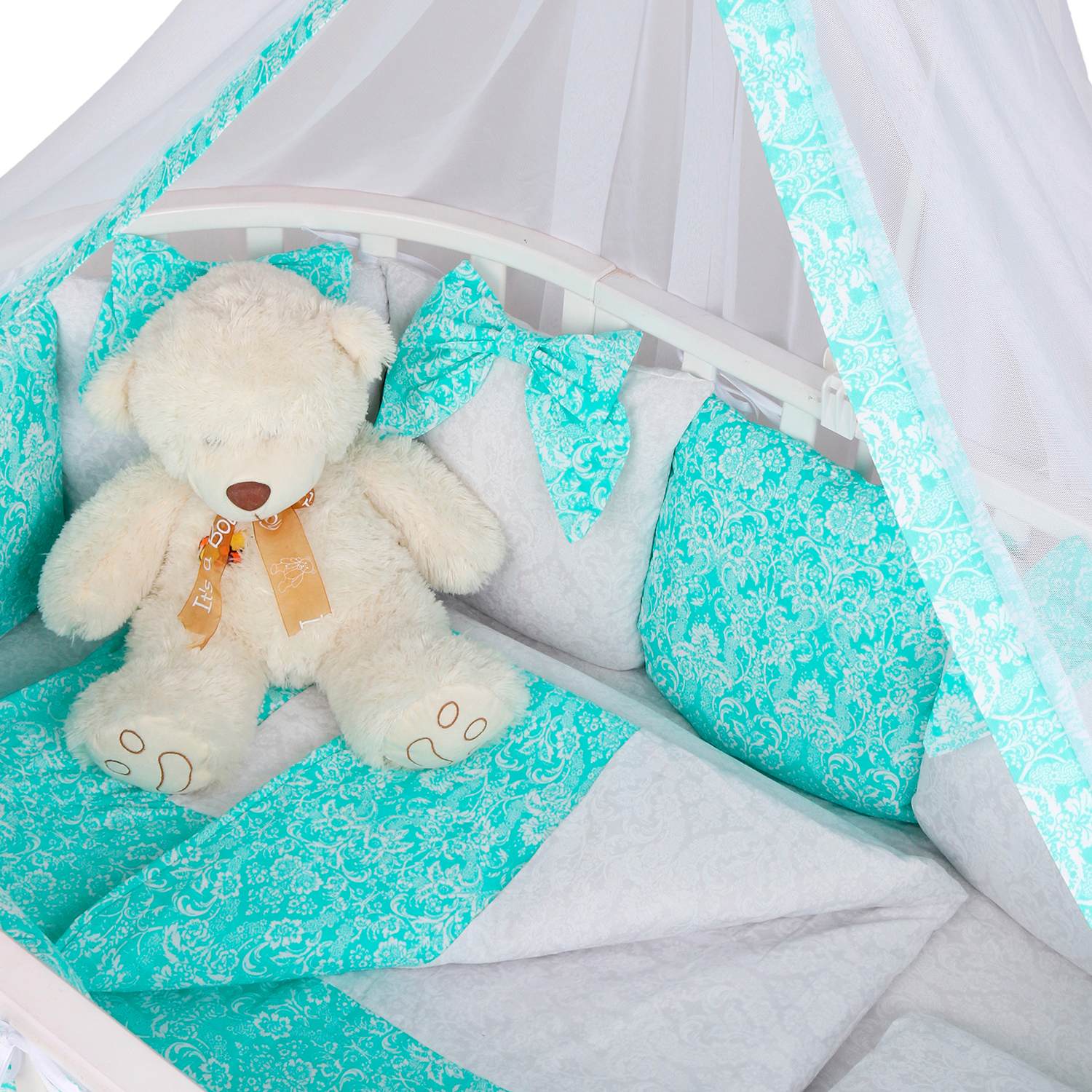 Комплект постельного белья Amarobaby Элит Premium 7 предм. - фото 4