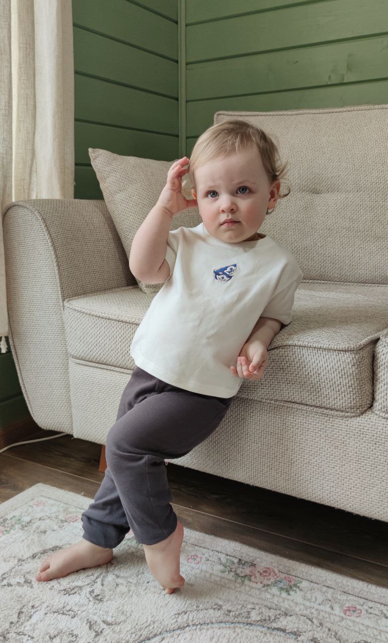 Брюки Bastimento BM432 Штанишки детские серый - фото 3