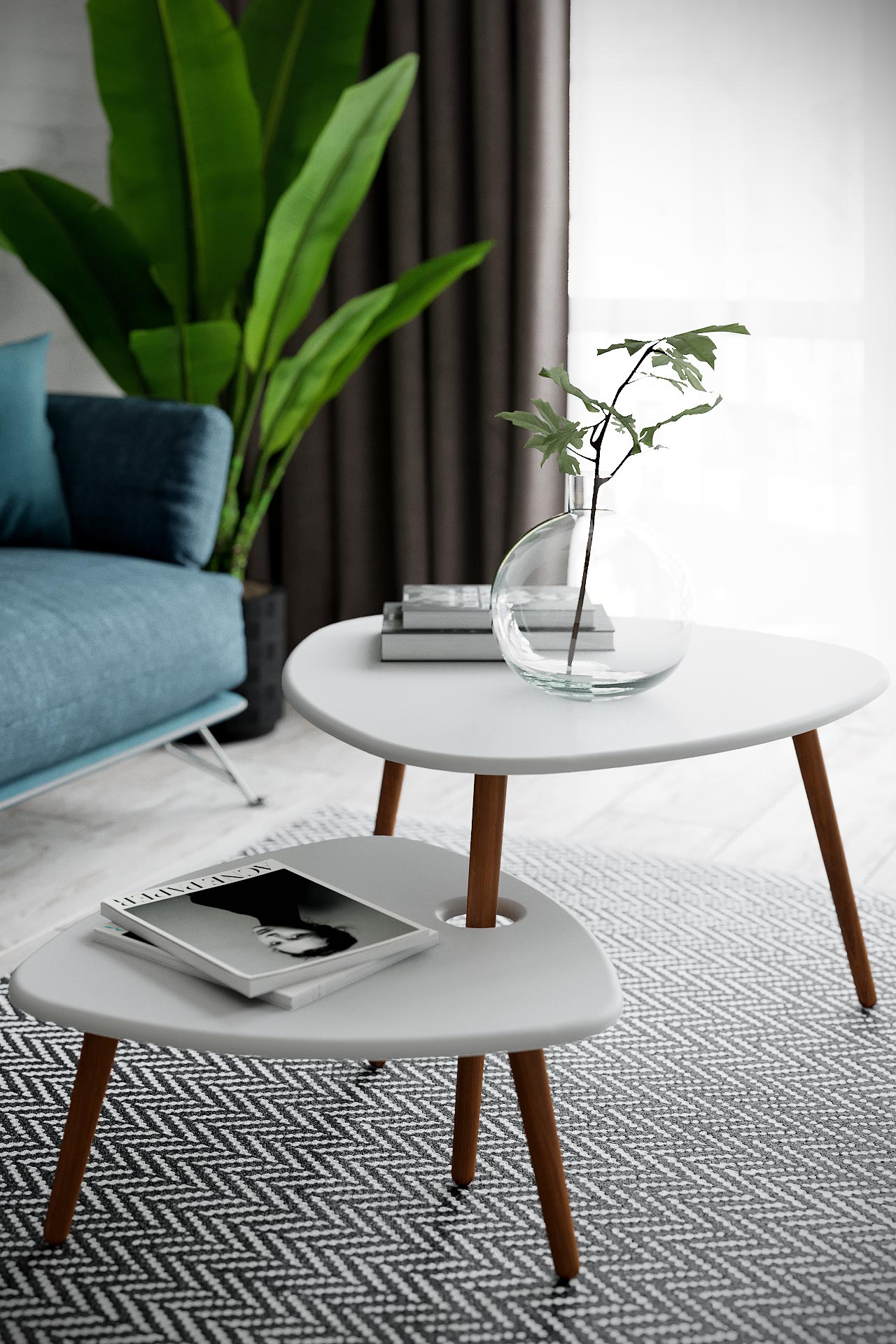 Стол журнальный КАЛИФОРНИЯ МЕБЕЛЬ Стилгрей белый - фото 4