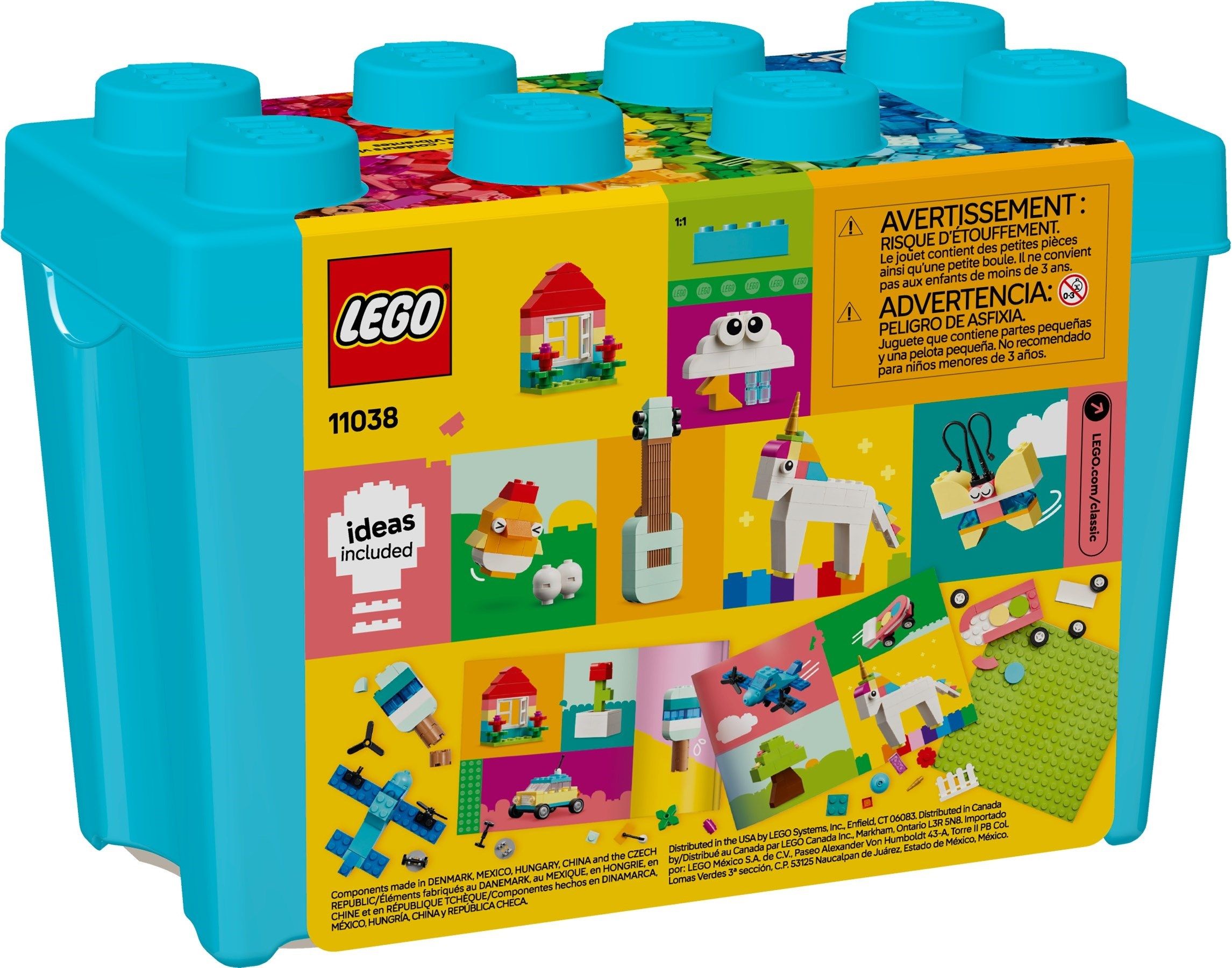 Конструктор LEGO Classic Яркая креативная коробка 850 дет. - фото 2