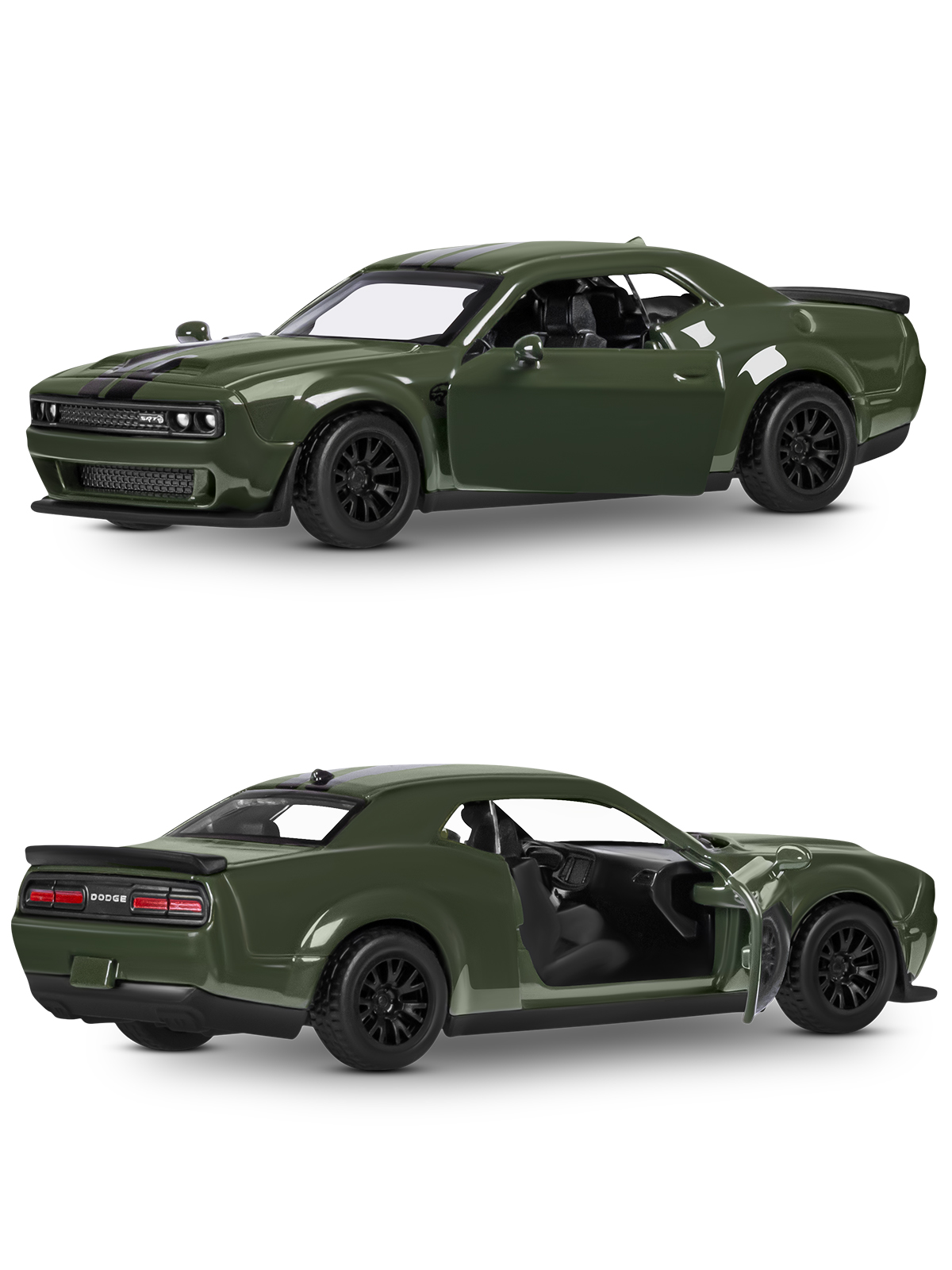 Автомобиль АВТОпанорама Dodge Challenger SRT Jailbreak 1:44 JB1251776 - фото 20