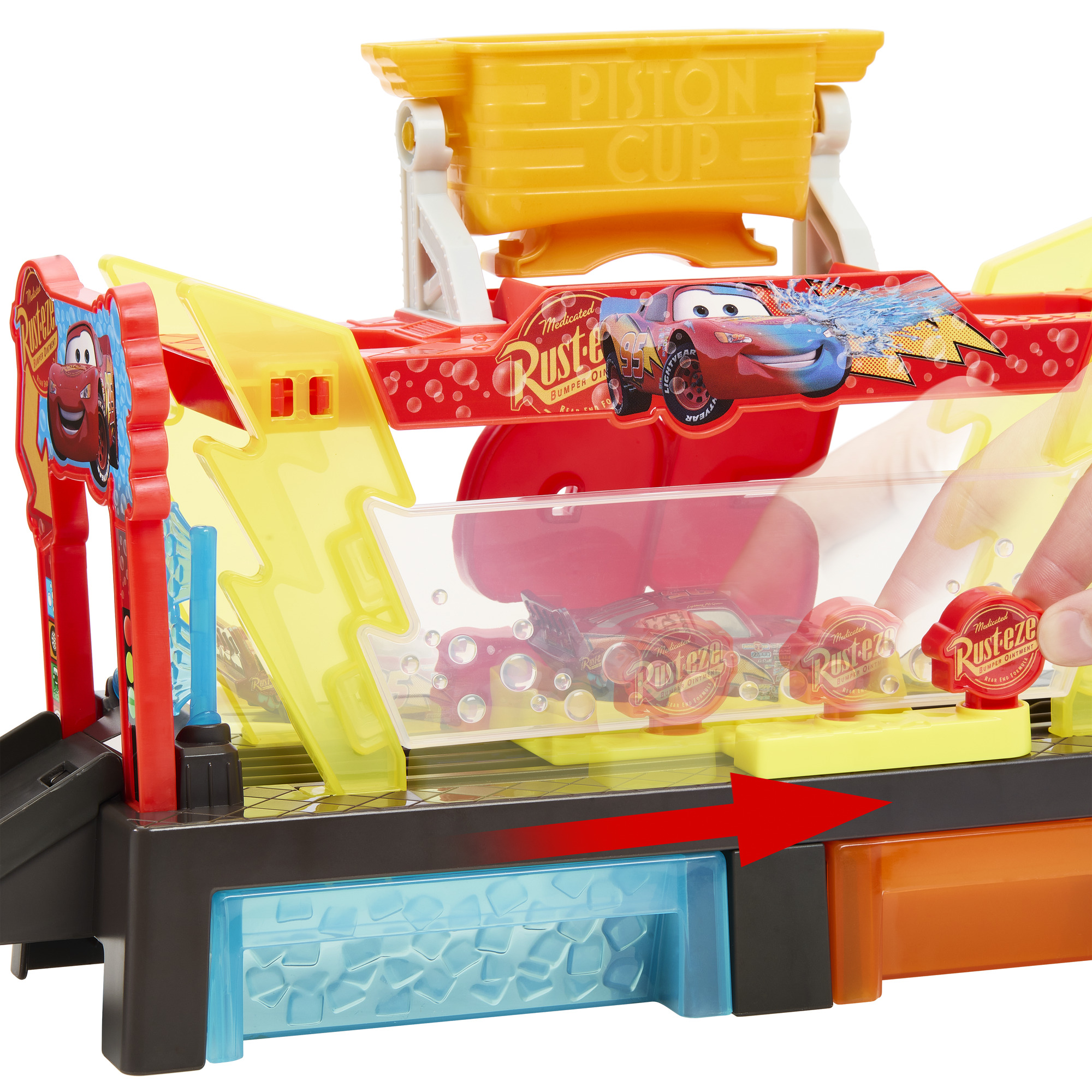 Игровой набор Cars Молния Маккуин Автомойка - фото 5