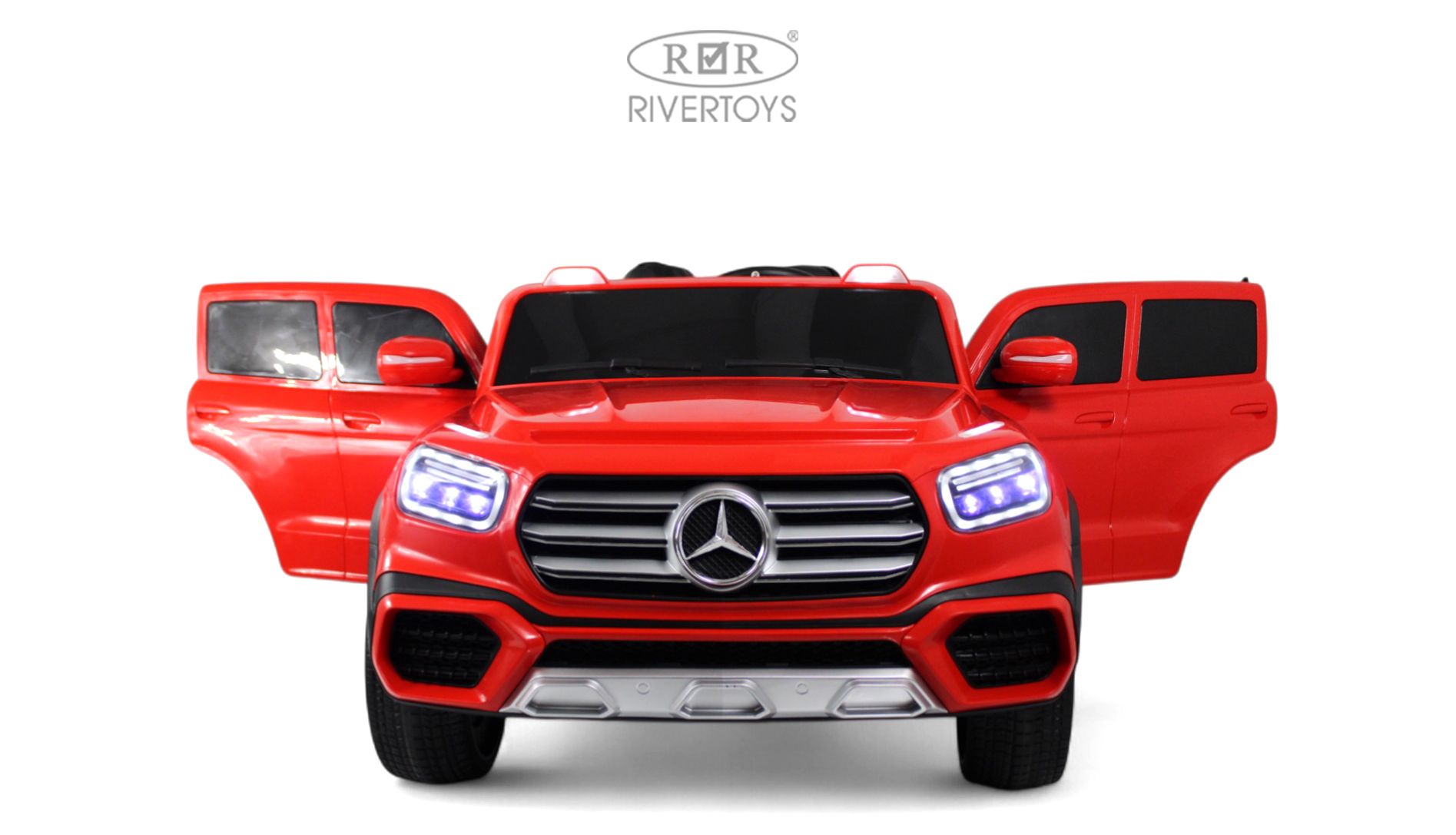 Электромобиль RIVERTOYS М007БХ-RED С пультом ДУ - фото 3