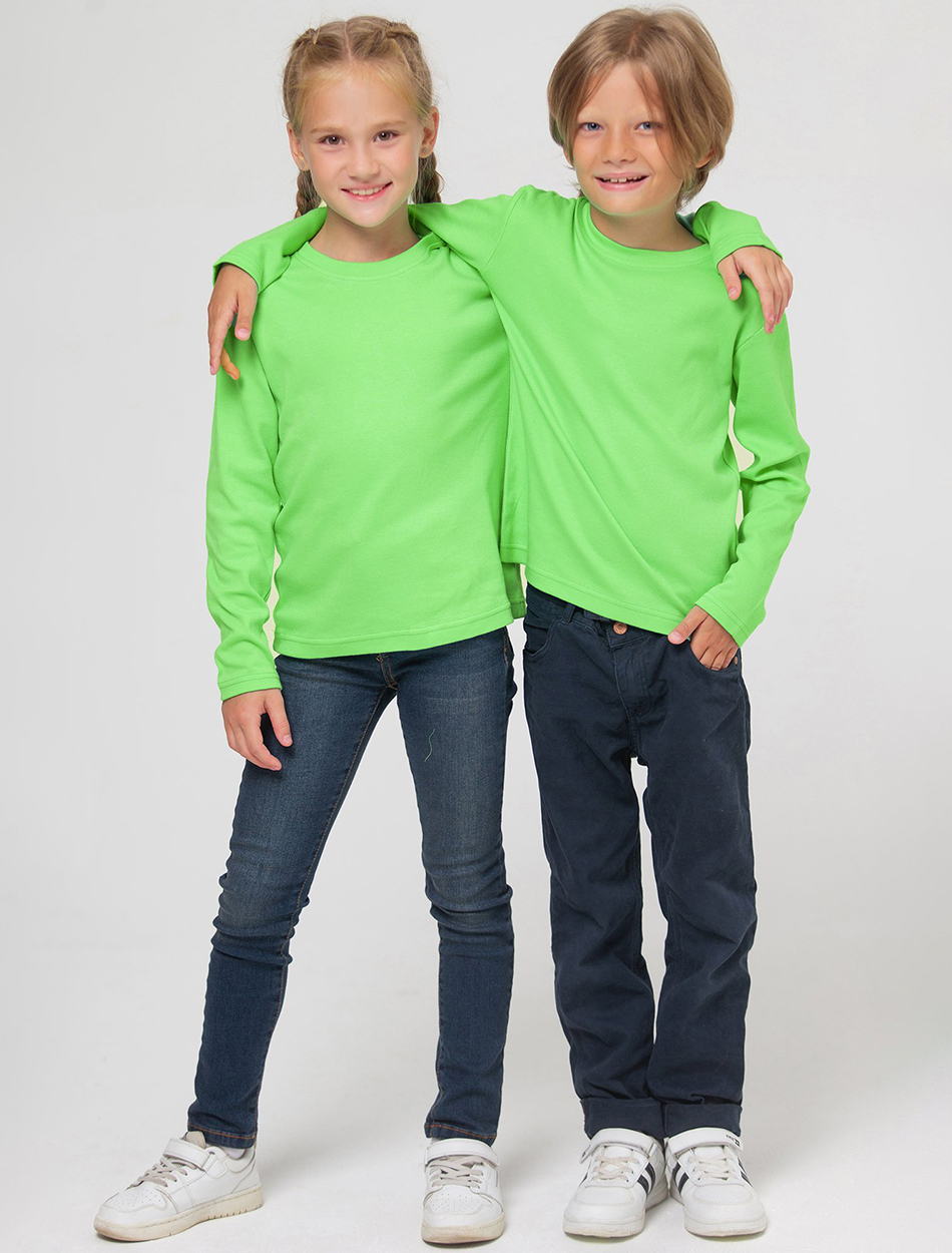 Лонгслив HappyFox HF5502салатовый - фото 2