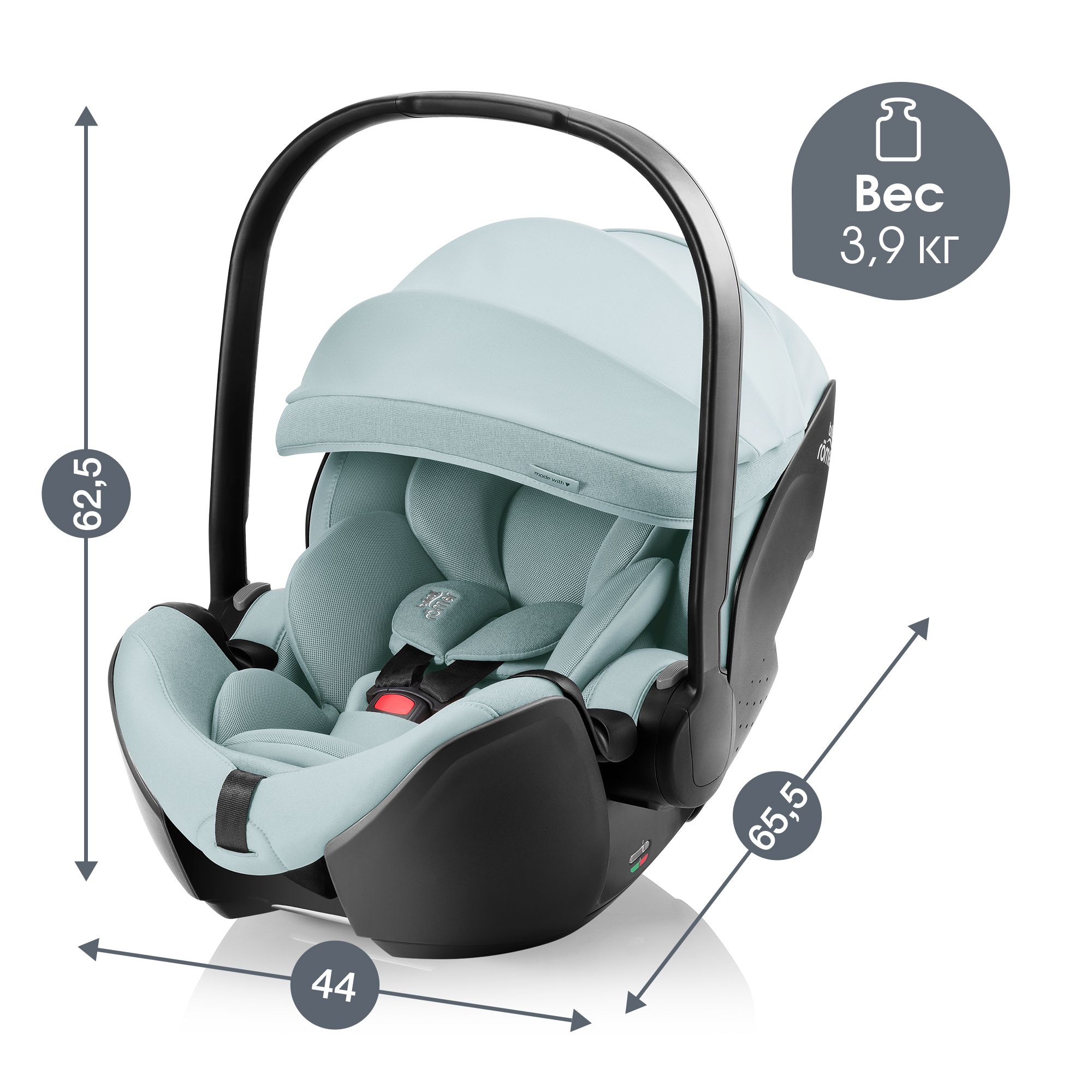 Автокресло Britax Roemer Baby-Safe Pro 0+/1 (0-18 кг) - фото 13