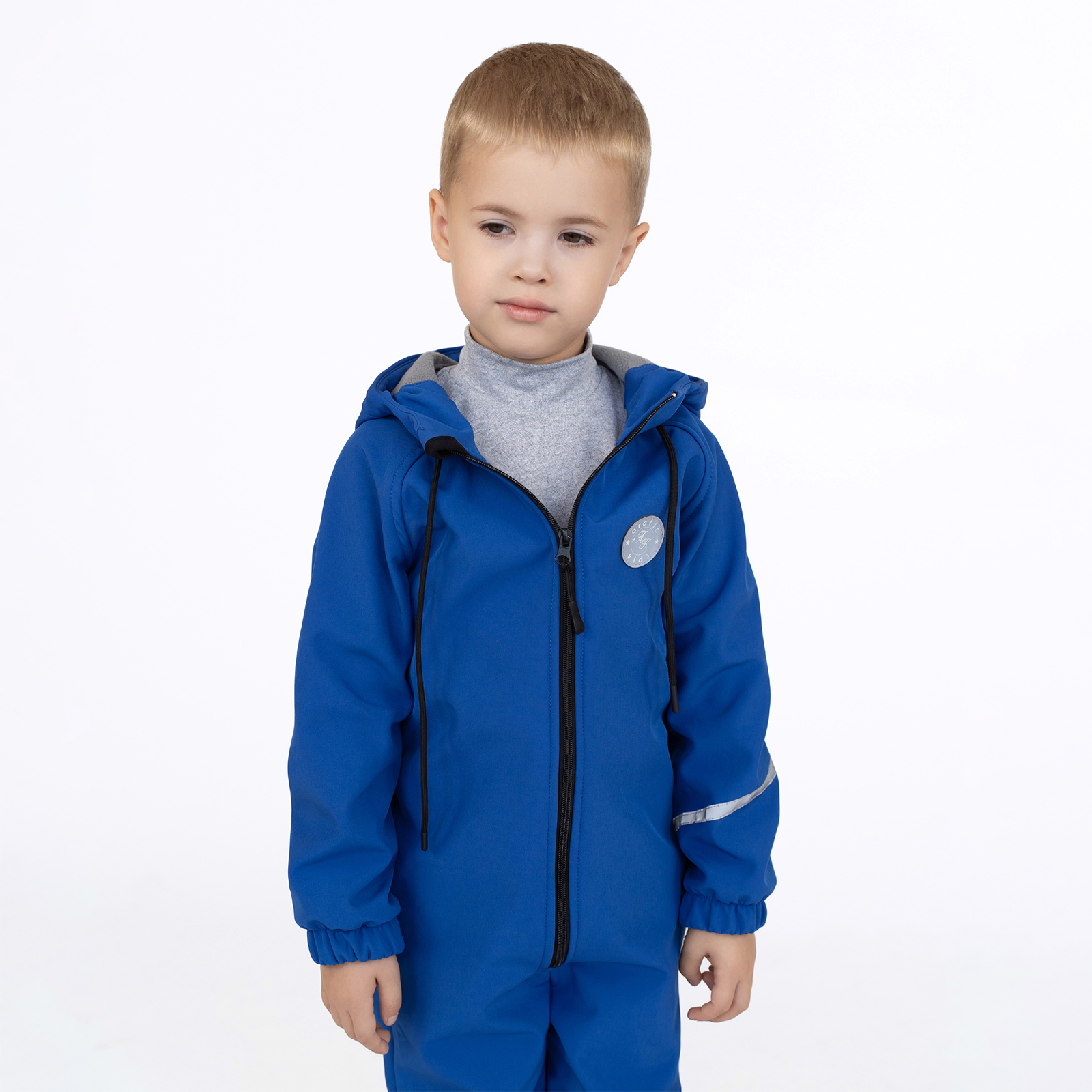 Комбинезон софтшелл Arctic kids 30-043 василек - фото 18