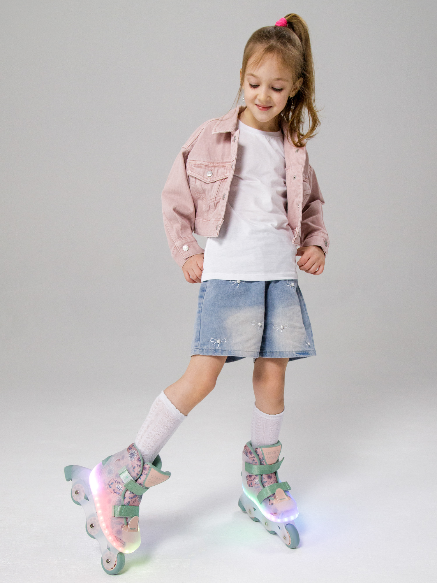 Роликовые коньки Amarobaby S 29 - фото 17