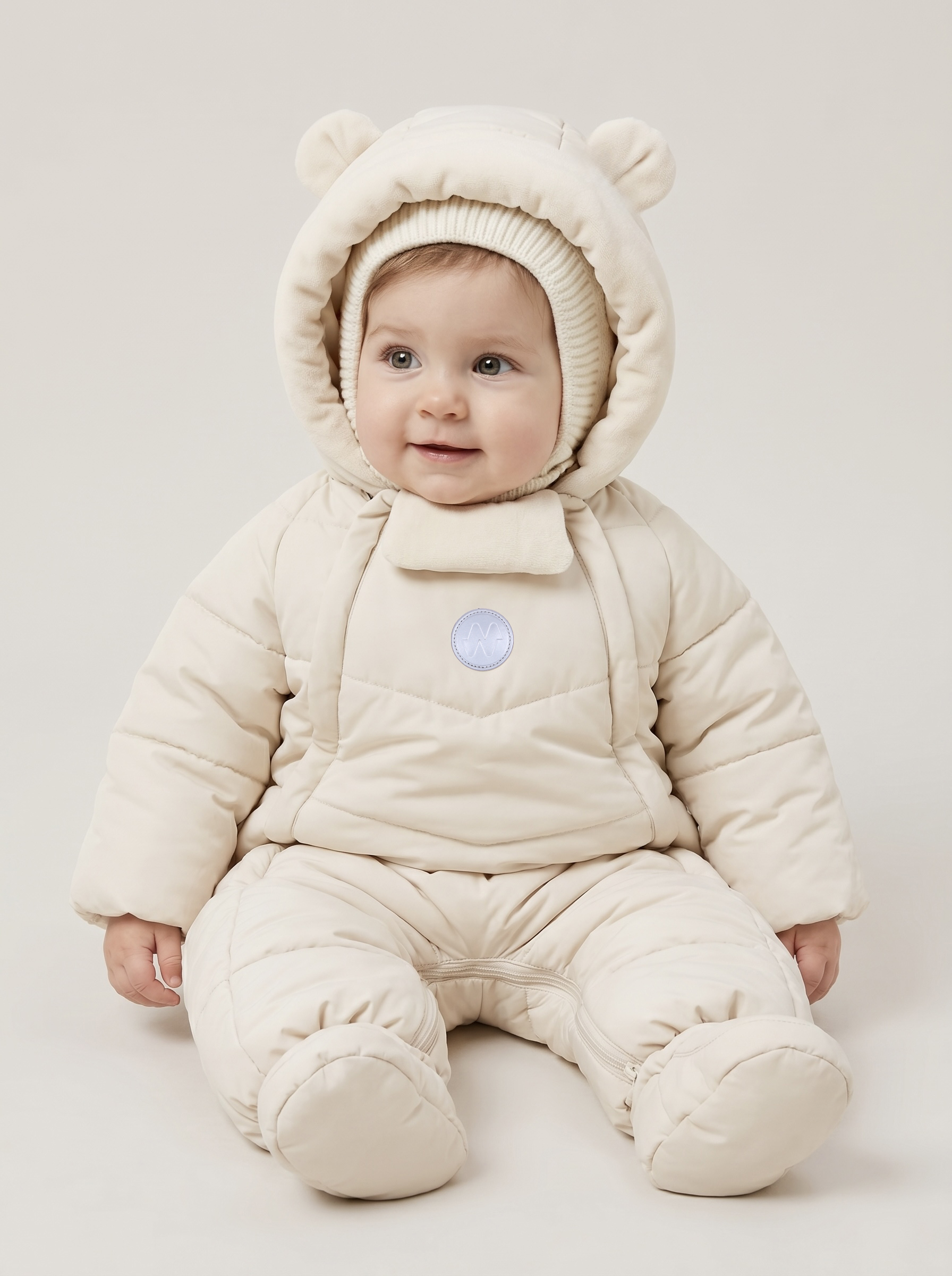 Комбинезон NIKASTYLE 8з0126 крем - фото 1
