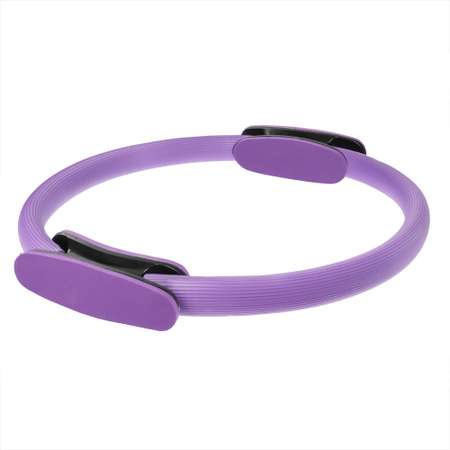 Изотоническое кольцо STRONG BODY обруч для йоги и пилатес d 38 см фиолетовое