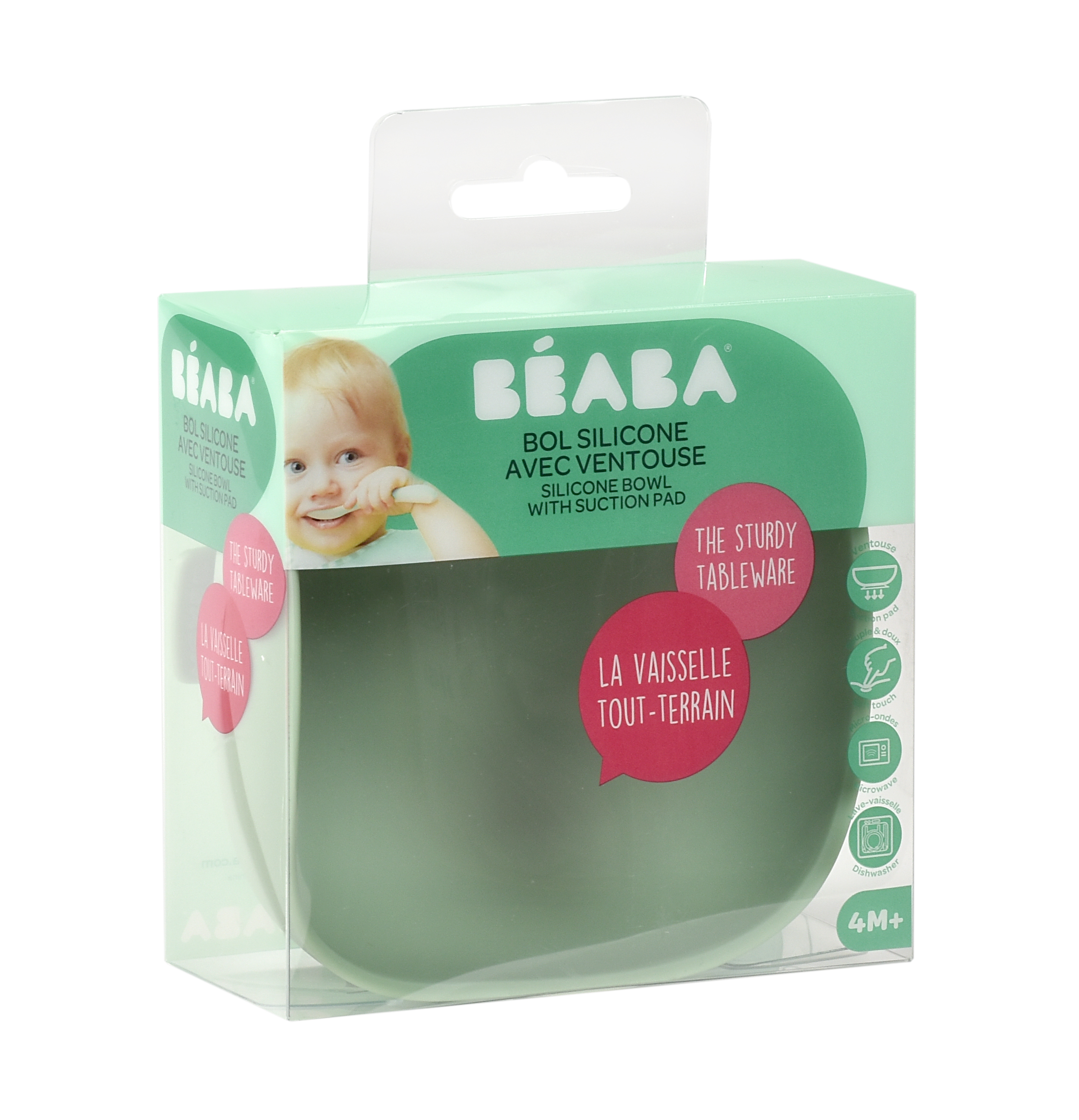 Тарелка BEABA ASSIETTE SILICONE 300 мл - фото 3