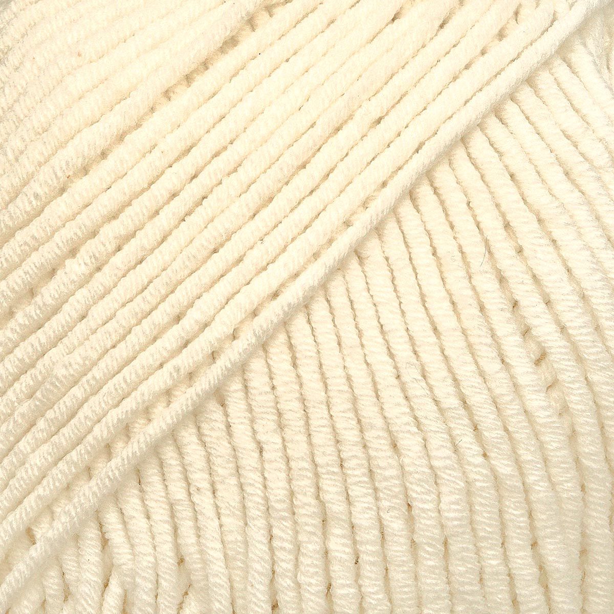 Пряжа YarnArt Jeans Plus объемная летняя 100 г 160 м 03 молочный 5 мотков - фото 4