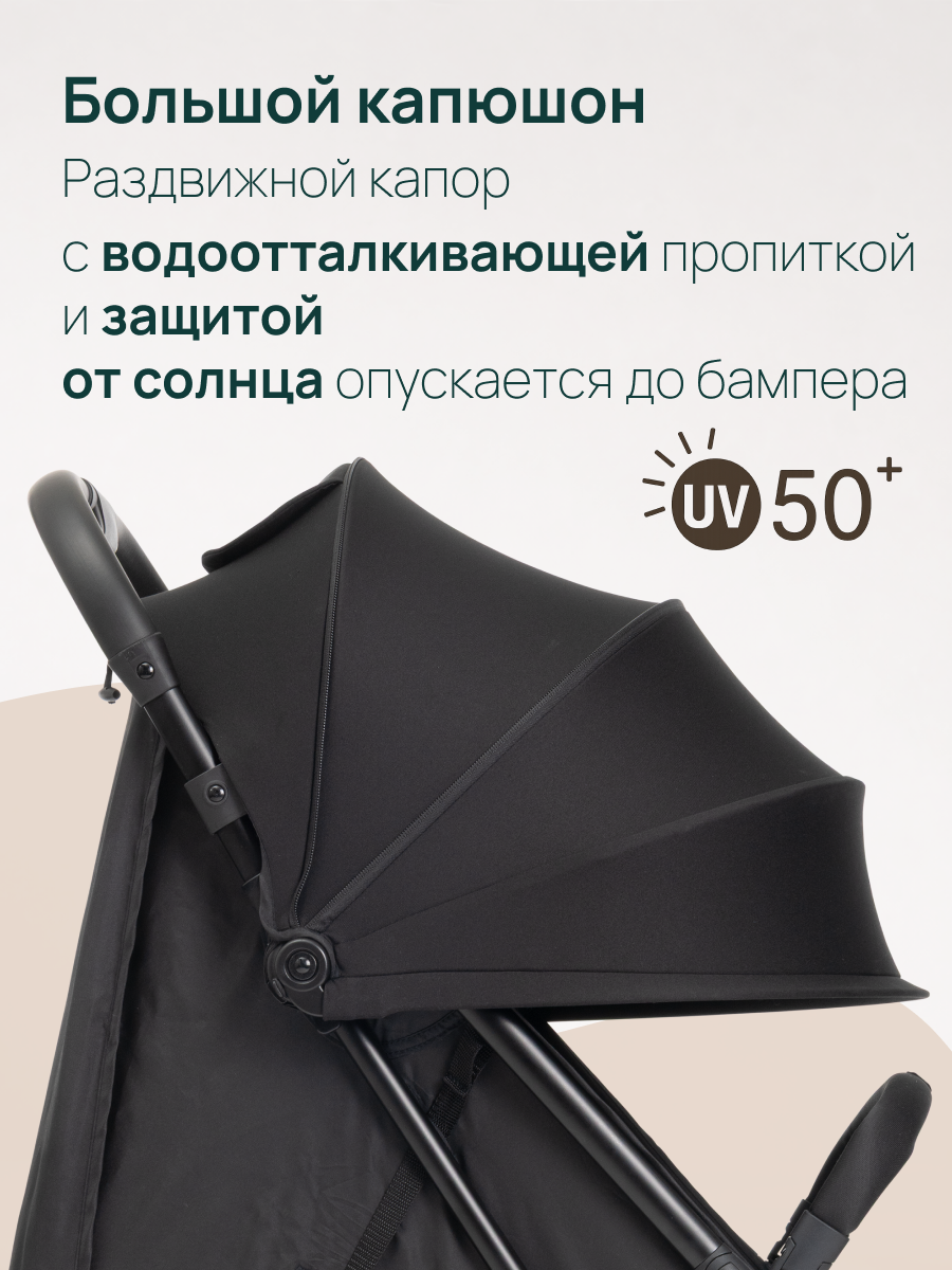 Коляска прогулочная Chicco Taormina Charcoal черный - фото 12