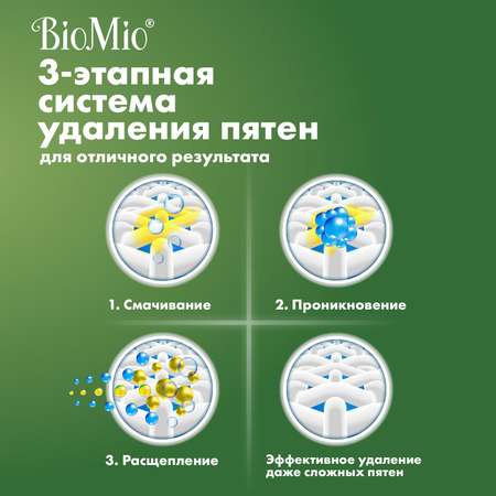 Капсулы для стирки BioMio Bio Gel-Caps без запаха 16шт