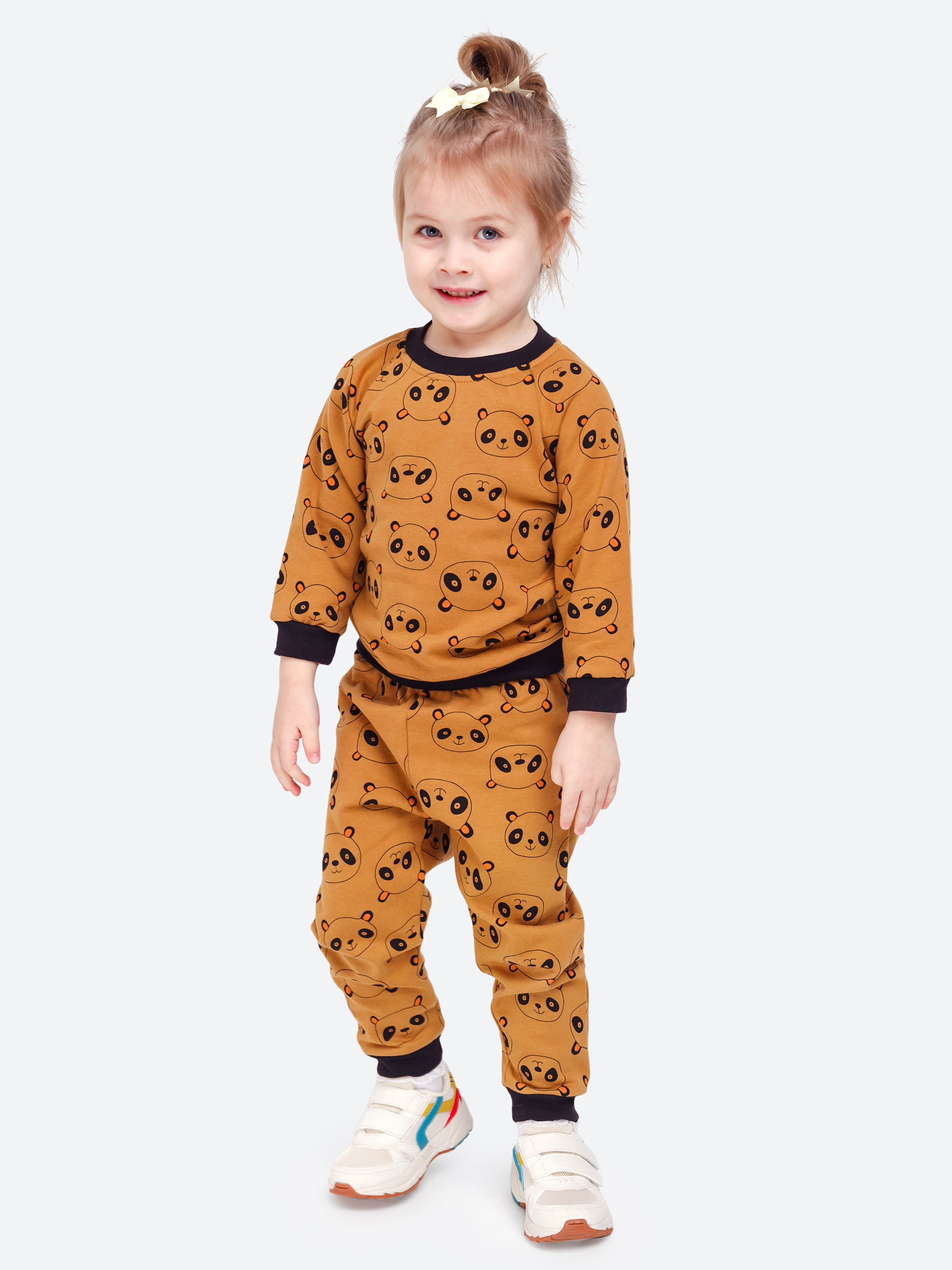 Костюм VEDDI 635ф-21/горчица/панда - фото 4