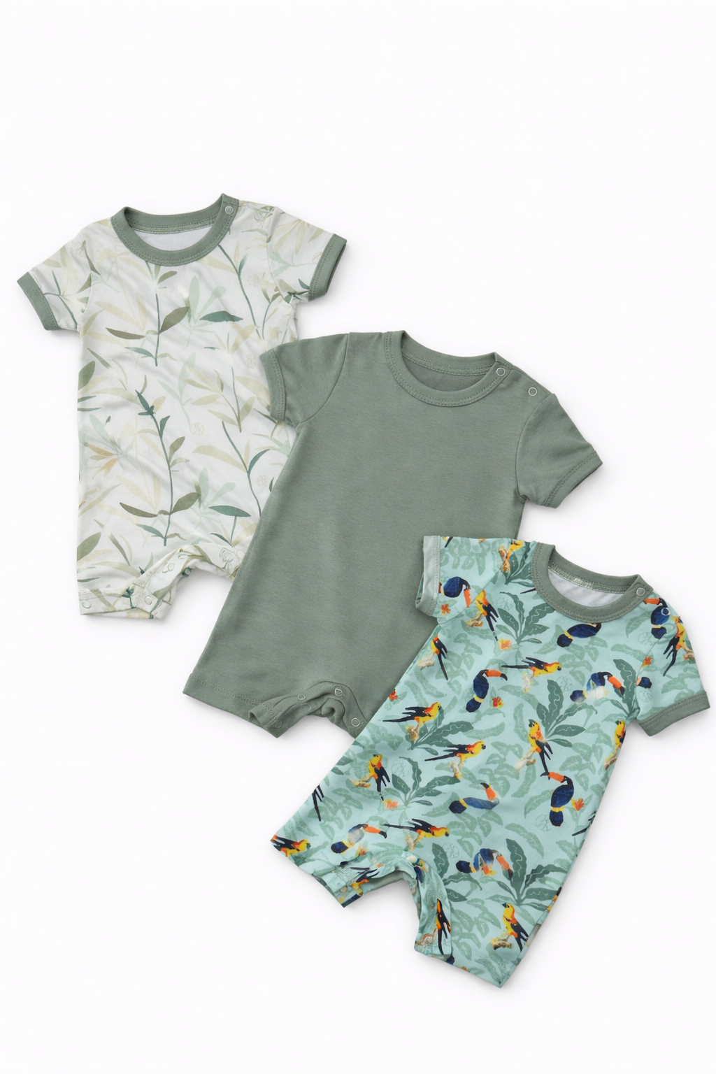 Песочник 3 шт Супер Пупс нбр/3прпе/ДжунглиТростникТуканыХаки - фото 1