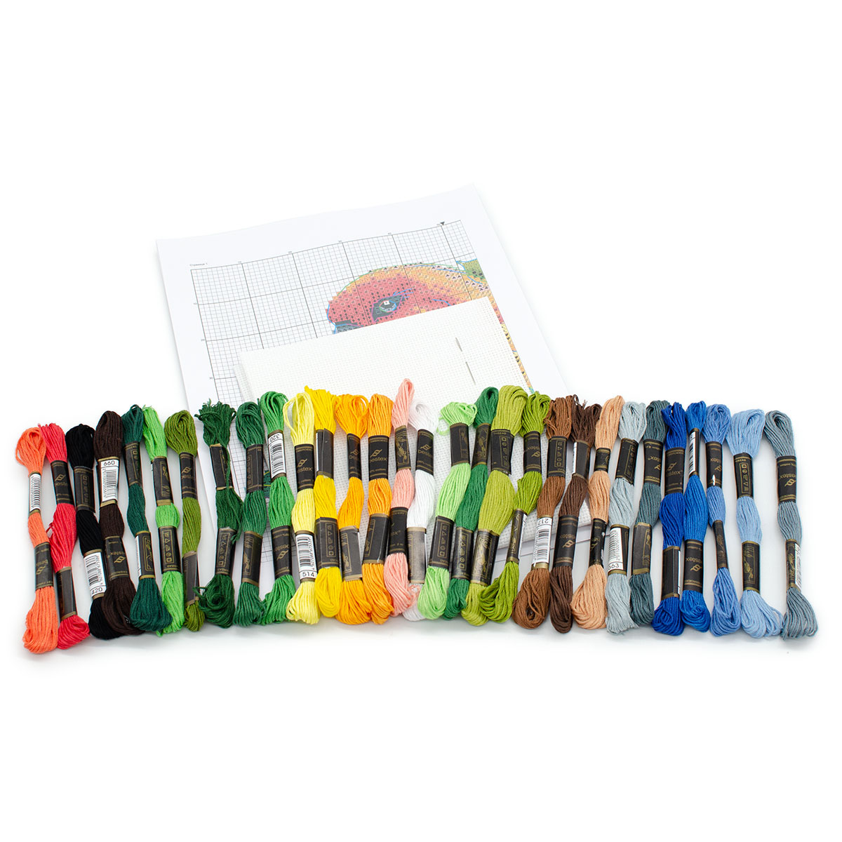 Набор для творчества Hobby Pro вышивание Пёстрые пёрышки - фото 3