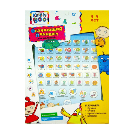 Игрушка Kribly Boo планшет