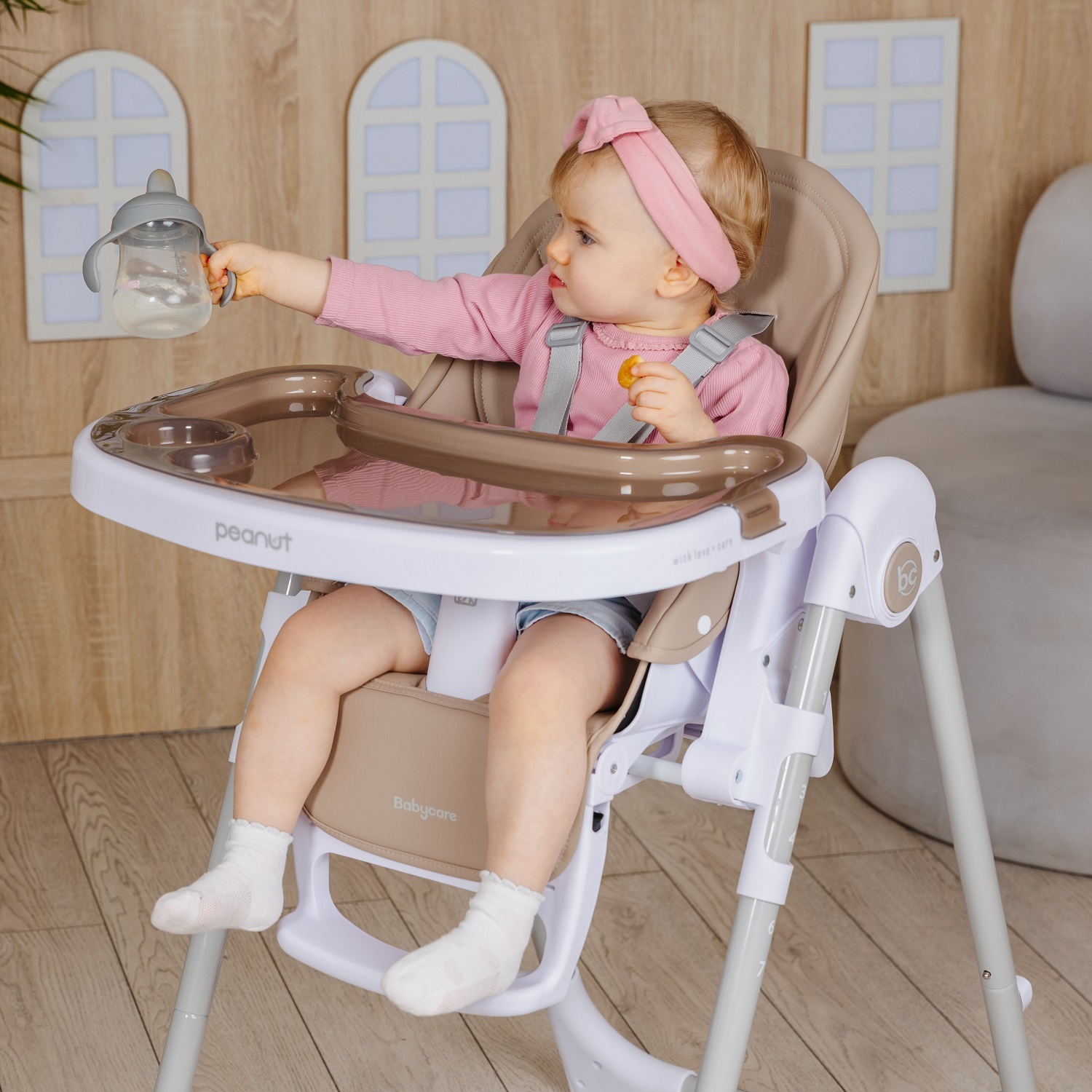 Стульчик для кормления BabyCare Peanut классический - фото 15