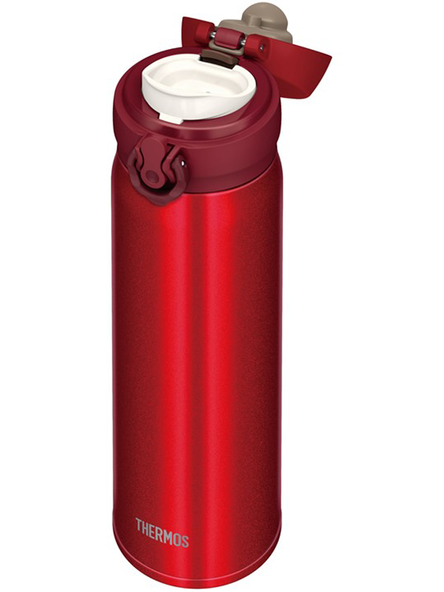 Термокружка для кофе чая 500 мл THERMOS JNL-504 красная – нержавеющая сталь герметичная тепло/холод 12/24 часа - фото 10