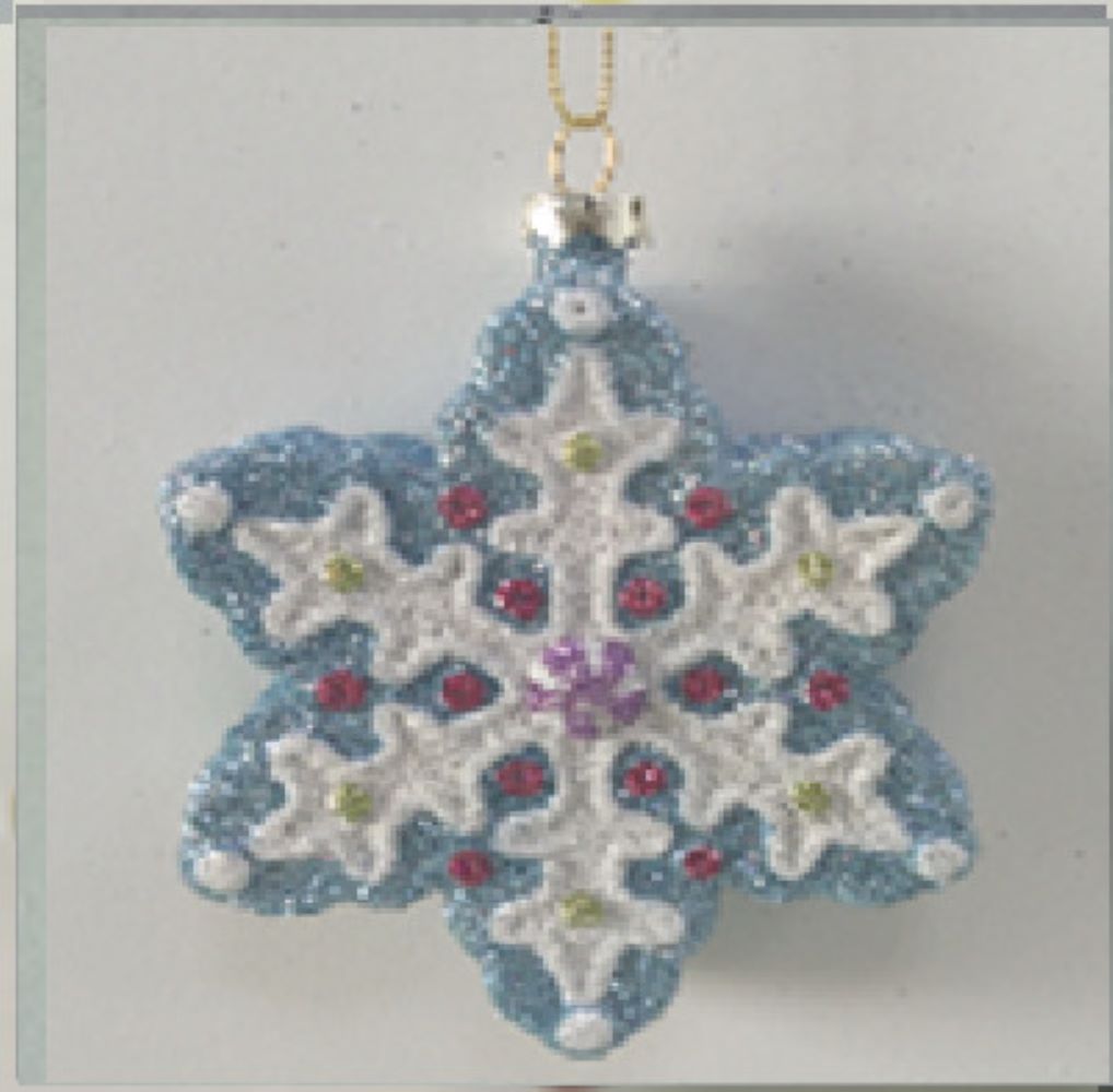Ёлочное украшение Магия праздника Снежинка - фото 1