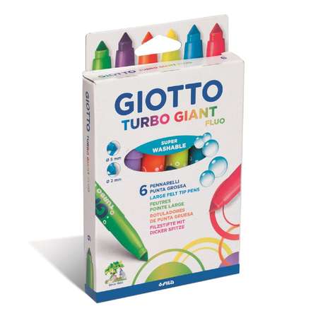 Фломастеры GIOTTO 6 цв.