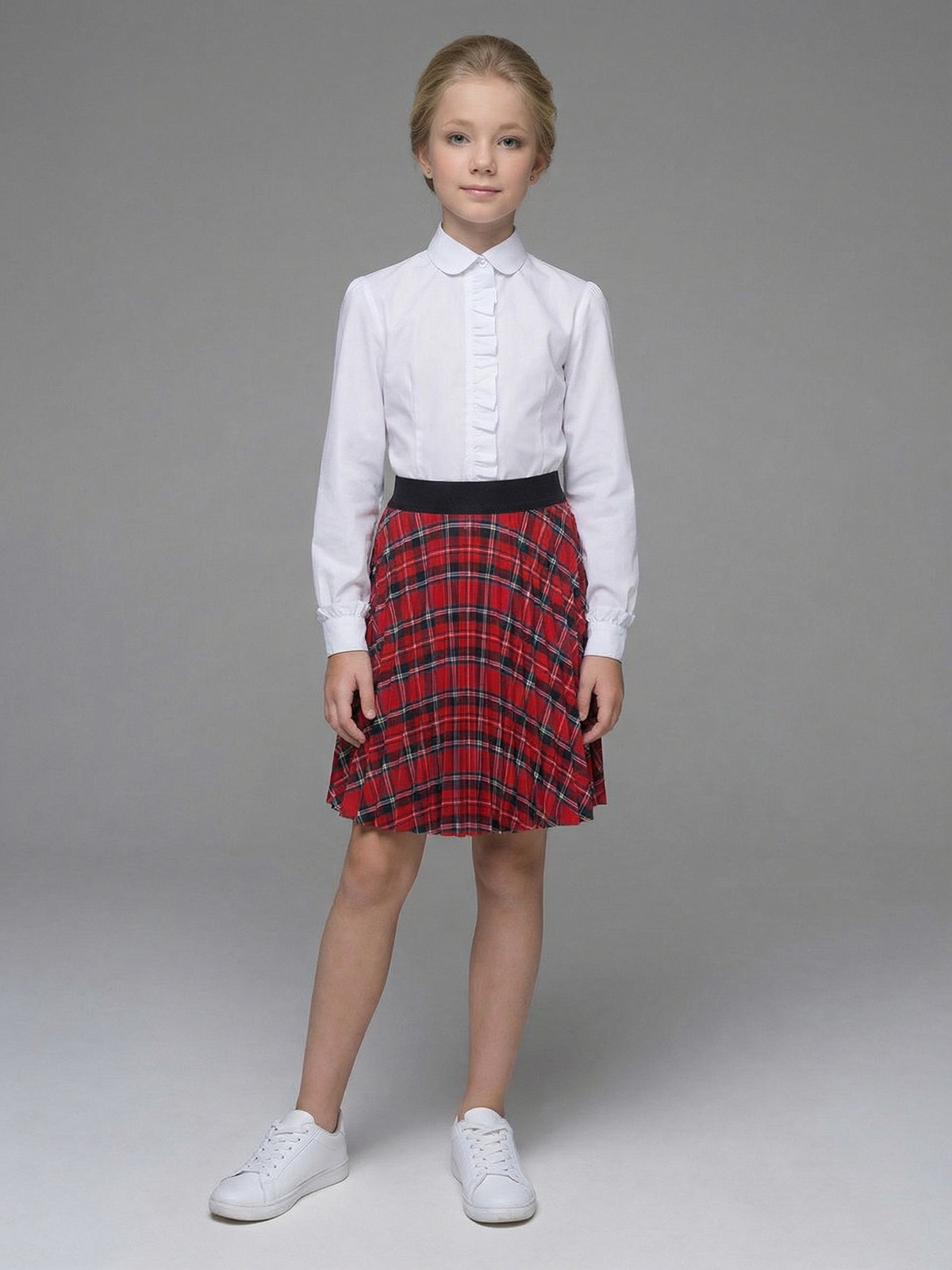 Изображение товара Юбка Sky Lake для девочек плиссе в клетку