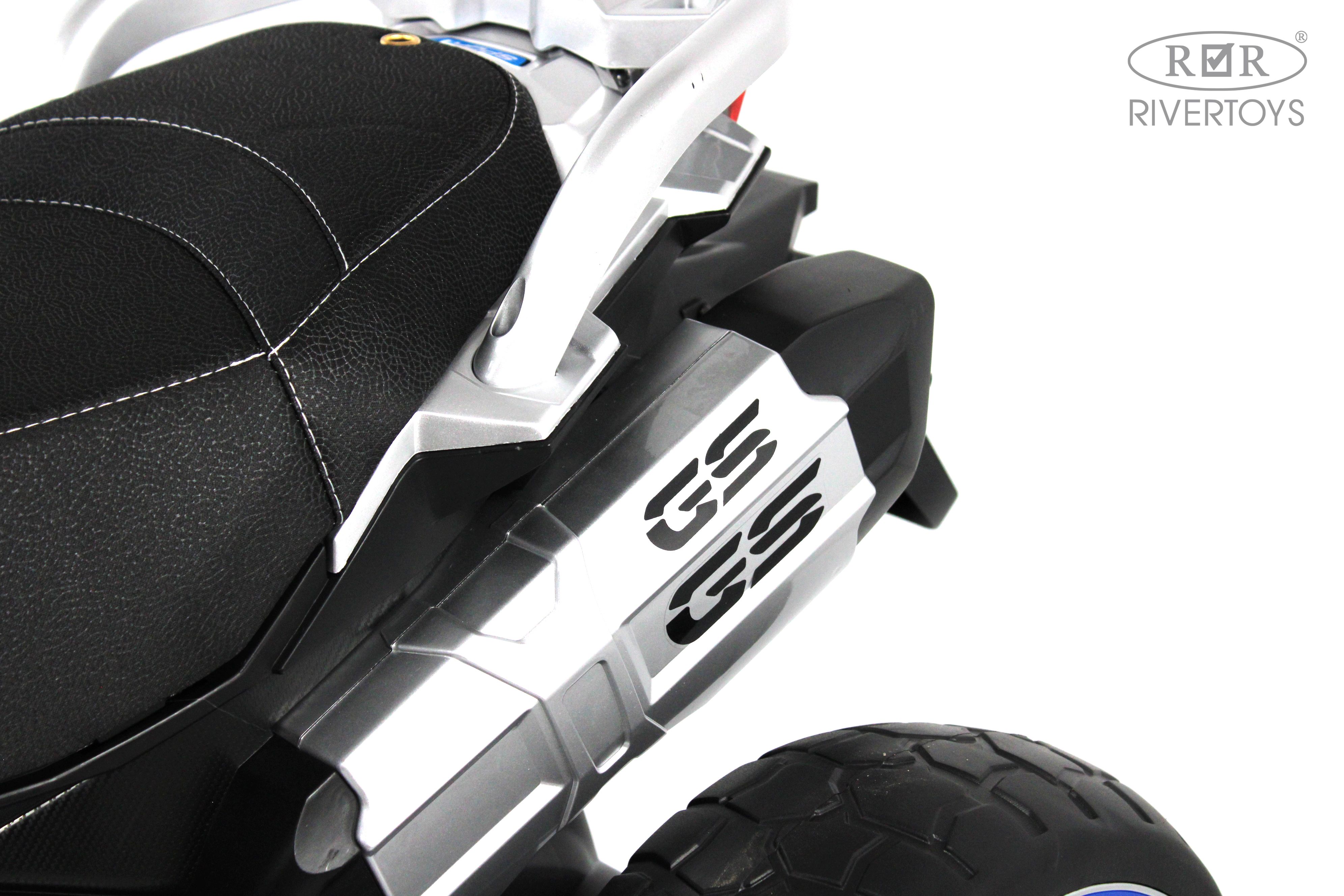 Электромотоцикл RIVERTOYS М111БХ-WHITE - фото 18