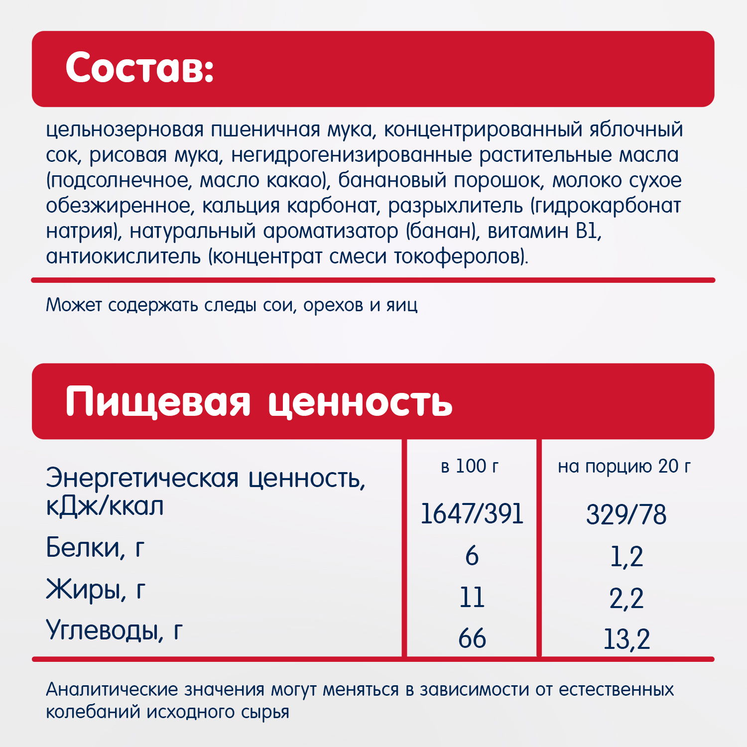 Печенье Fleur Alpine банановое 120г с 9месяцев - фото 4