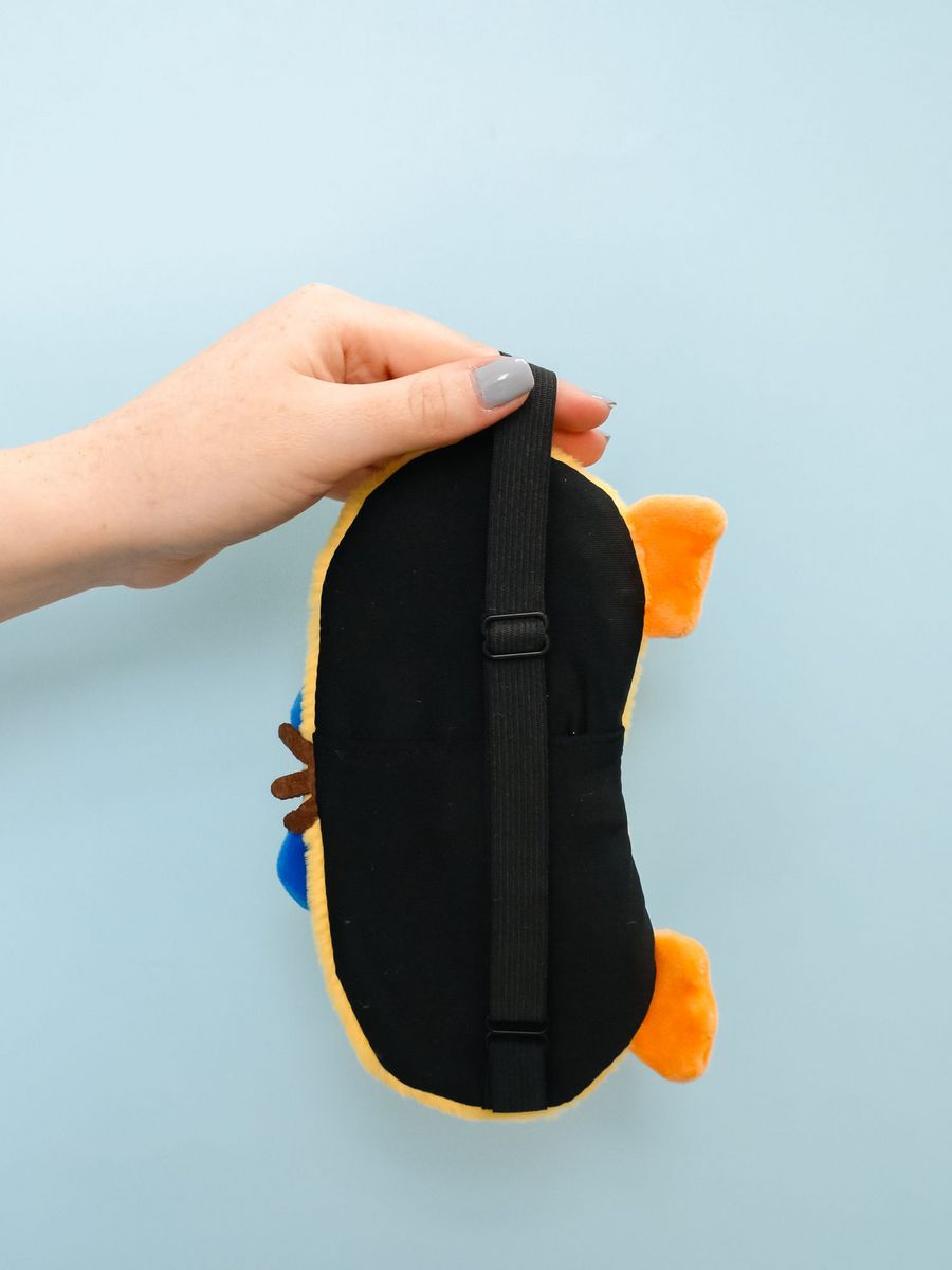 Маска для сна iLikeGift Duck tail желтый Гелевый вкладыш - фото 5