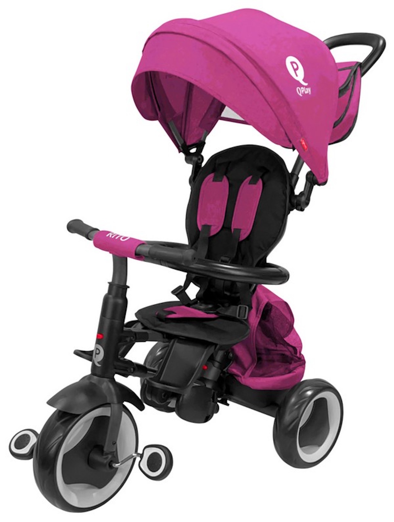 Трехколесный велосипед Q-Play 10 дюймов - фото 7