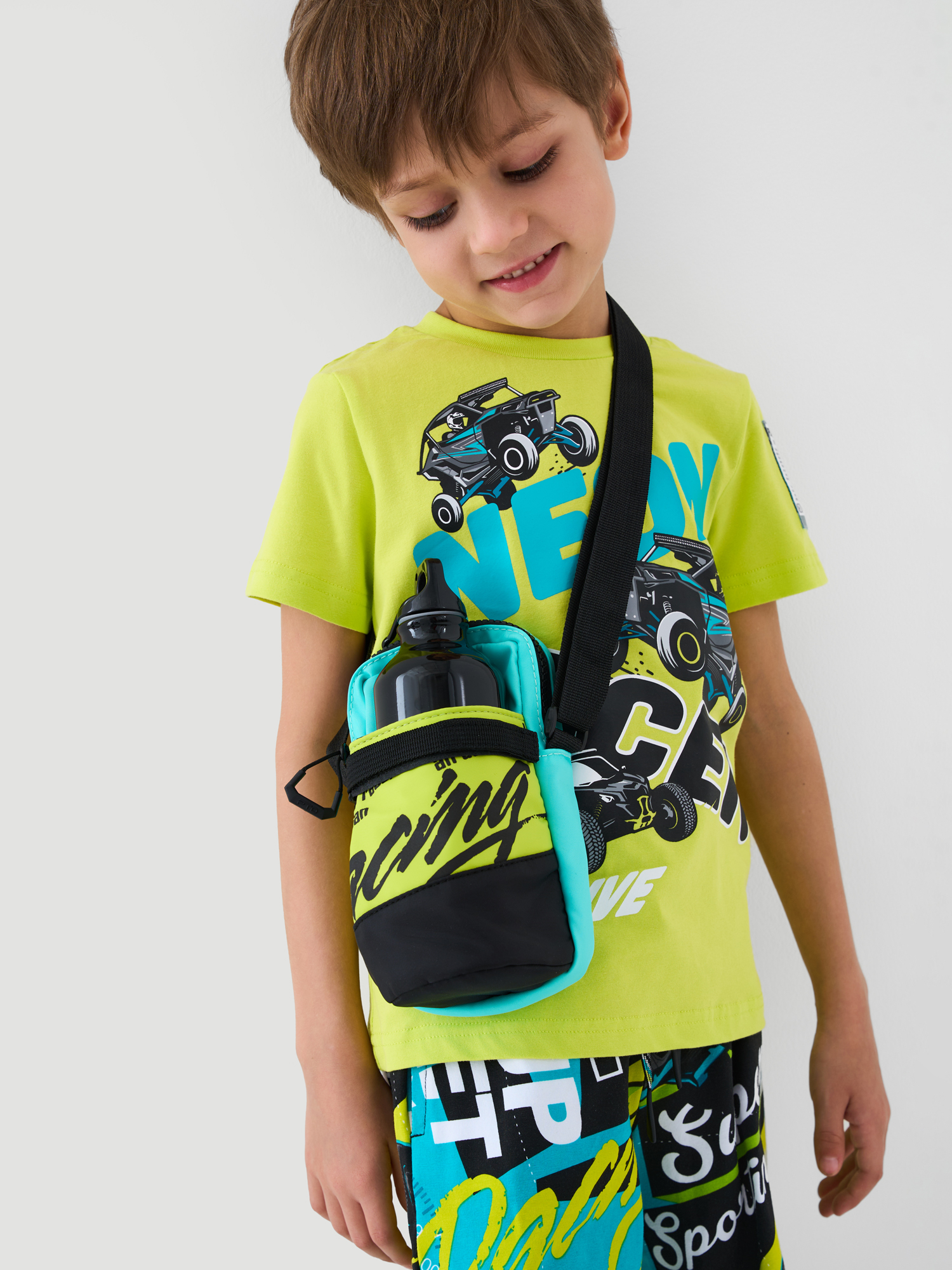 Сумка кросс-боди, бутылка для воды и брелок PlayToday 12612822 - фото 3