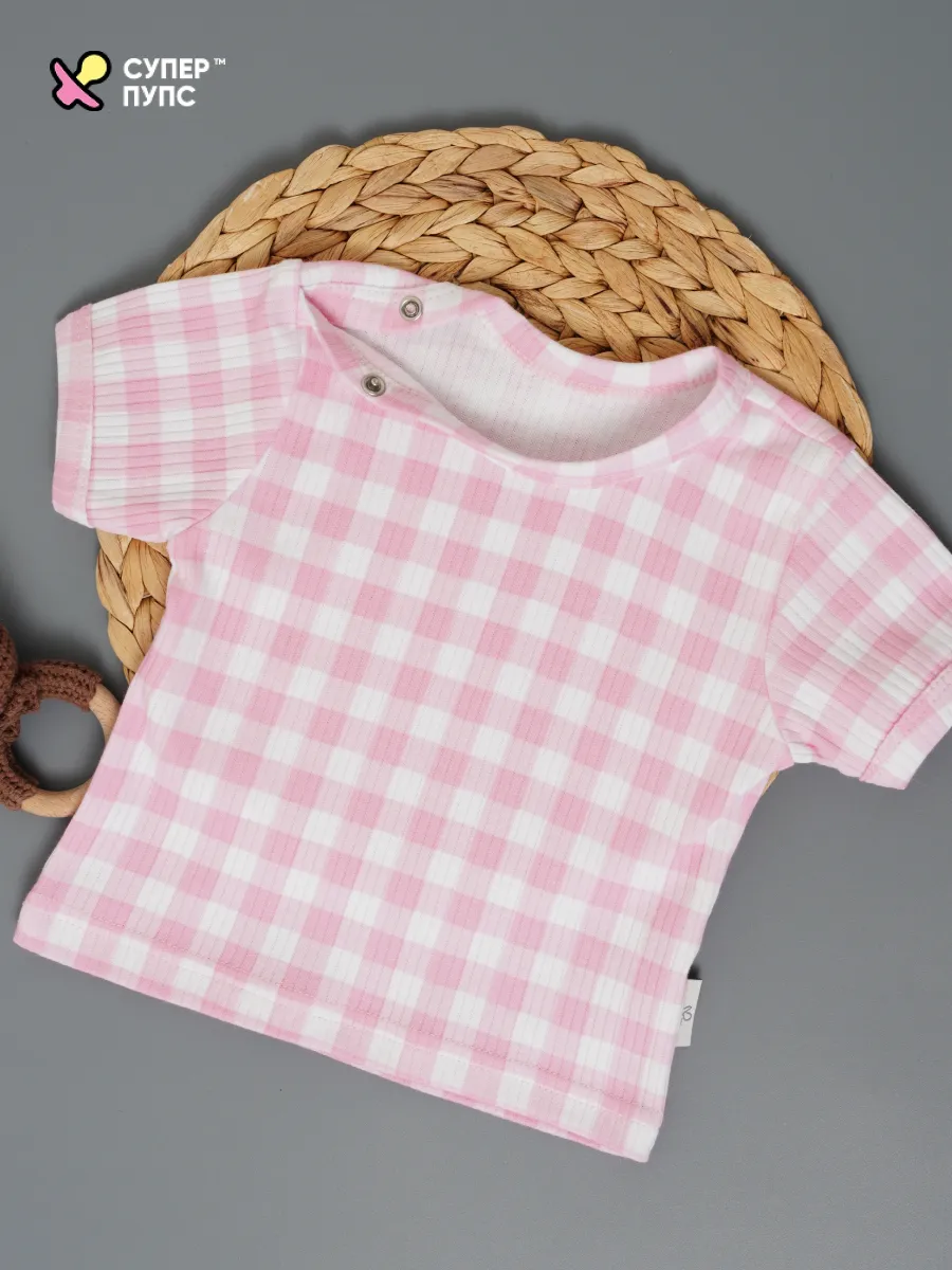 Футболка 4 шт Супер Пупс нбр/4пр/футб/КН/2026/девочка - фото 21