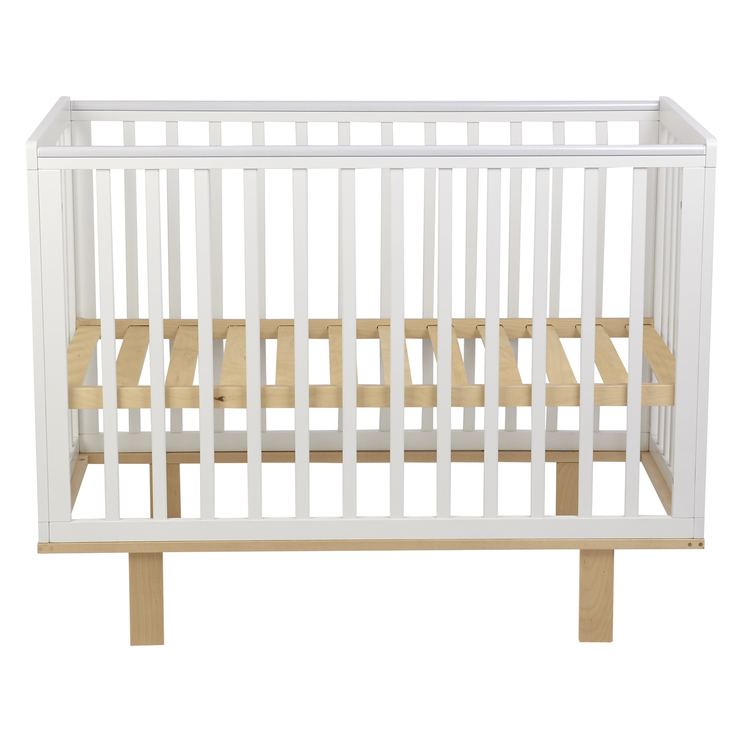 Детская кроватка Polini kids прямоугольная, (белый) - фото 1