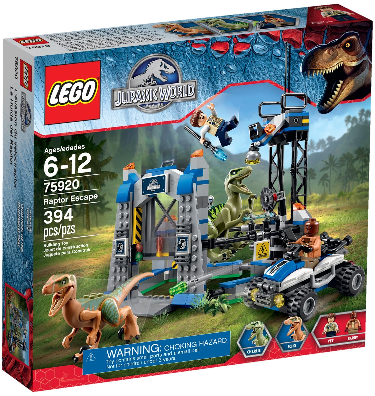 Изображение товара Конструктор LEGO Jurassic World 75920 Вольер для динозавров, с минифигурками и техникой Изображение товара Конструктор LEGO Jurassic World 75920 Вольер для динозавров, с минифигурками и техникой