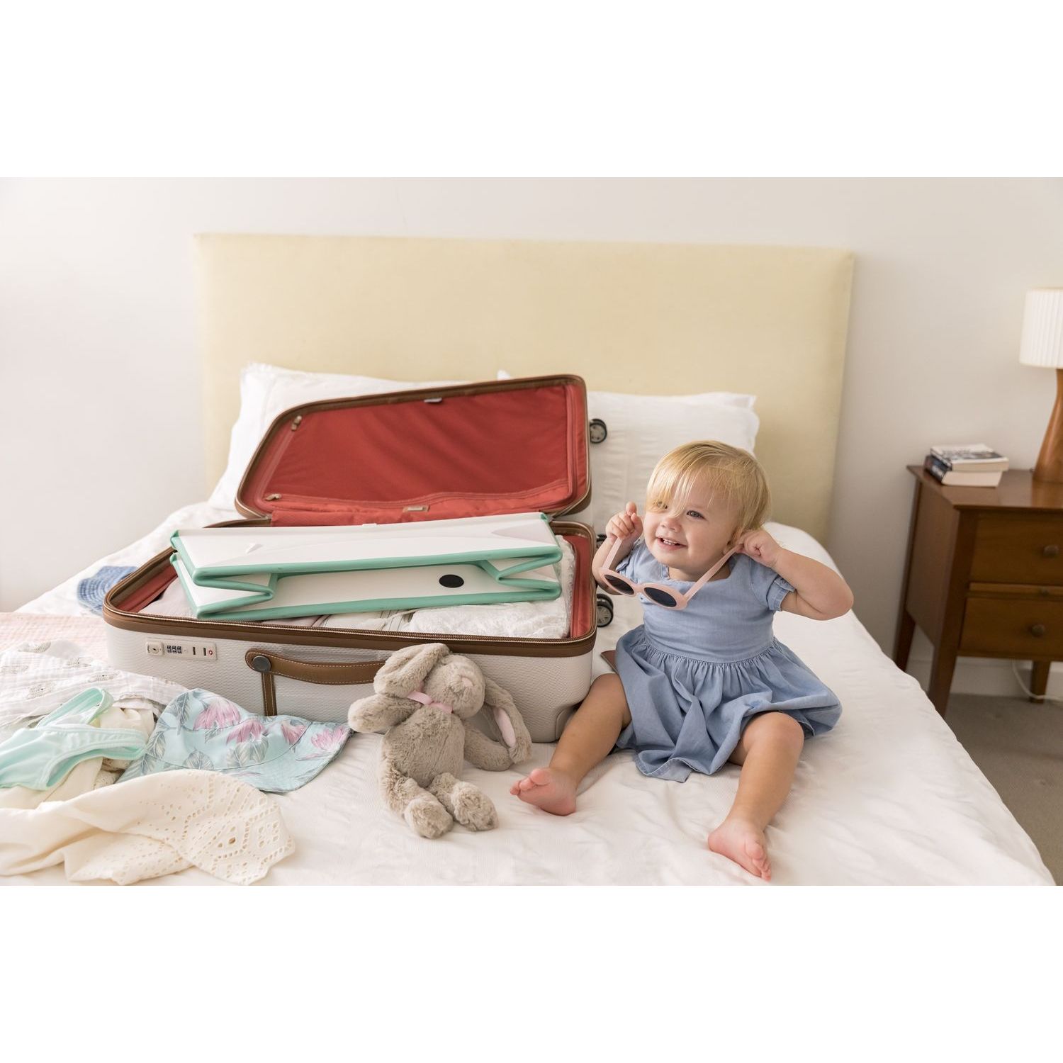 Ванночка Stokke Flexi Bath складная с горкой Бирюза - фото 13