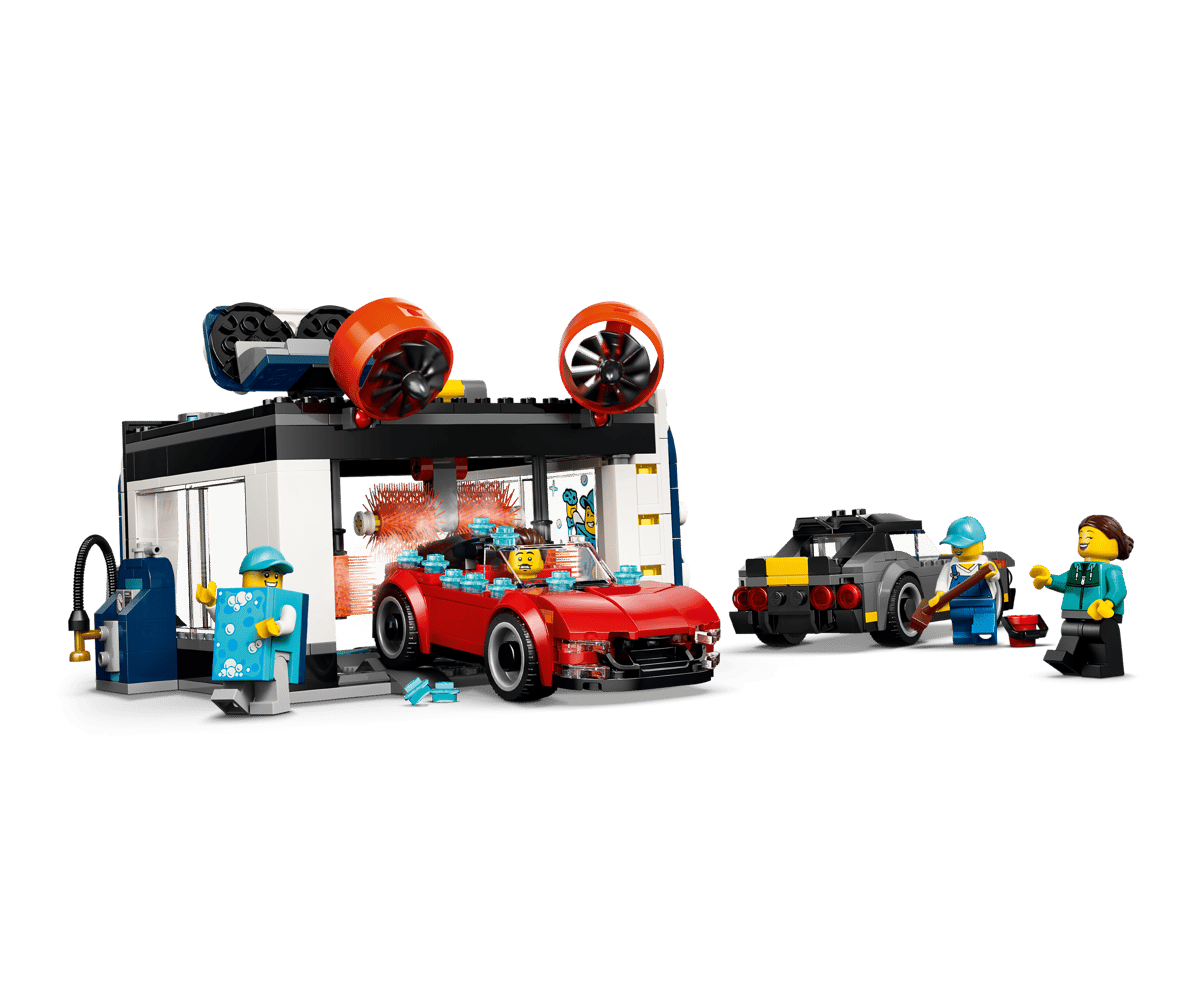 Конструктор LEGO City Проезд через мойку 583 дет. - фото 4