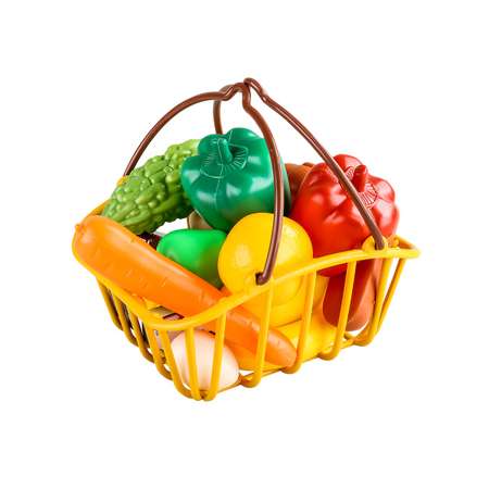 Игровой набор Jiacheng продукты, тележки и корзинки, прилавок, касса