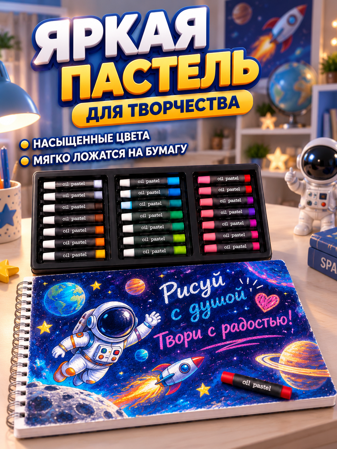 Набор для рисования LABI творчество 147 шт. - фото 3