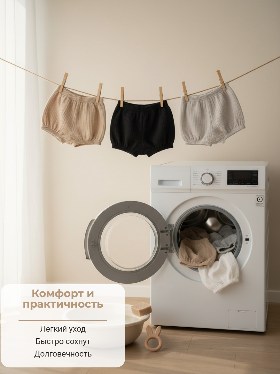Трусы-шорты КВАРК лук Панталоны белые - фото 6