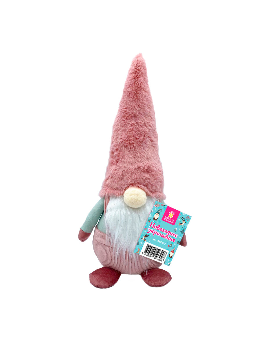 Украшение новогоднее Золотая сказка Задумчивый Гном на стол - фото 7