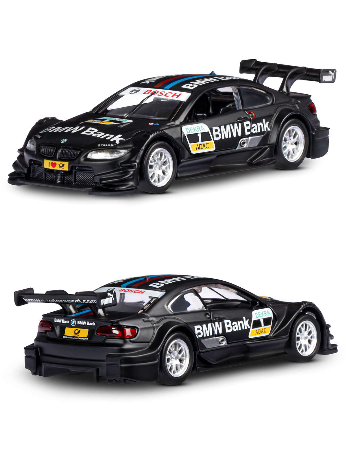 Автомобиль АВТОпанорама BMW M3 DTM 1:42 JB1251209 - фото 6
