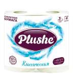 Туалетная бумага PLUSHE 4 шт.