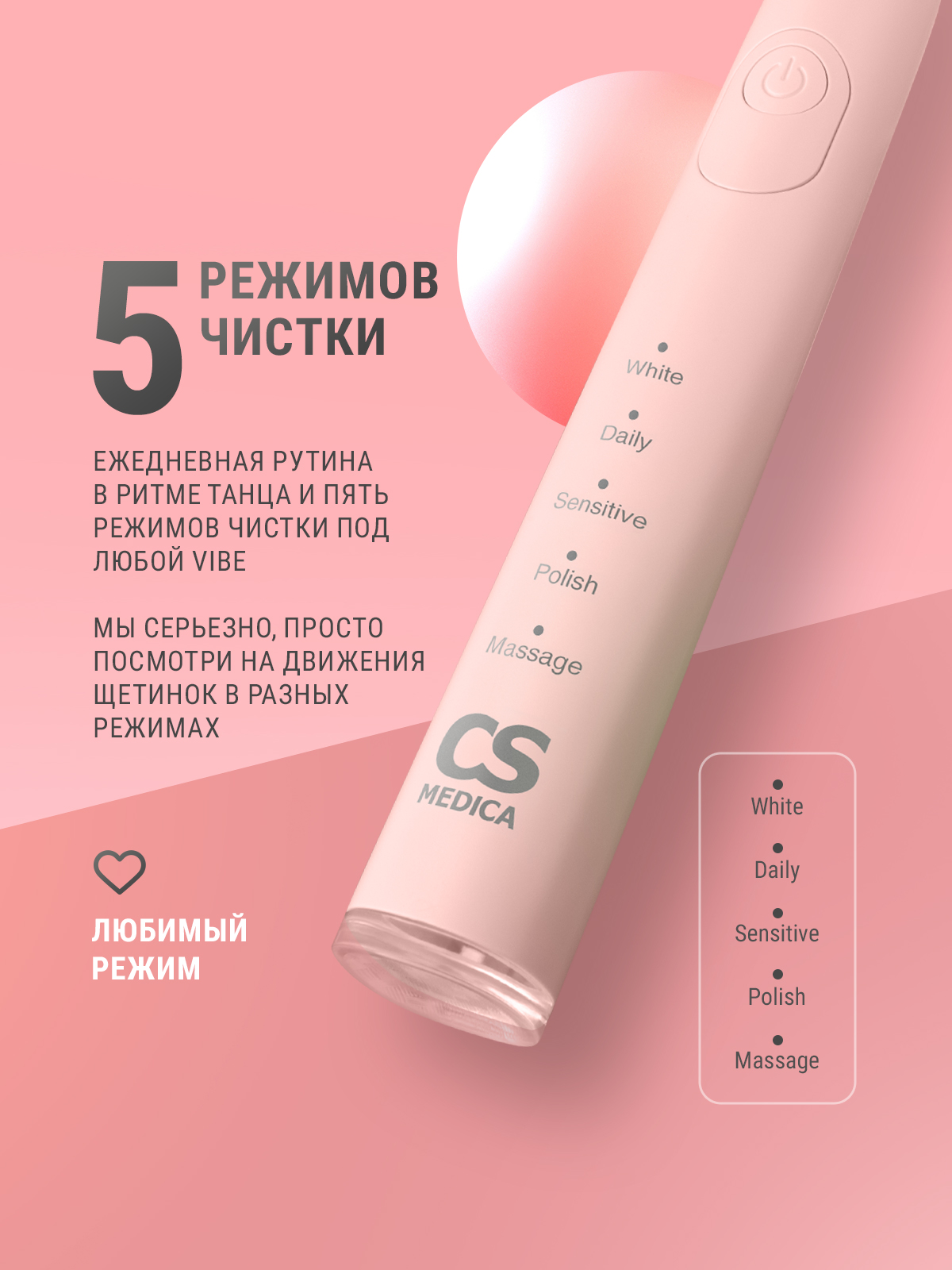 Зубная щетка электрическая CS MEDICA - фото 4