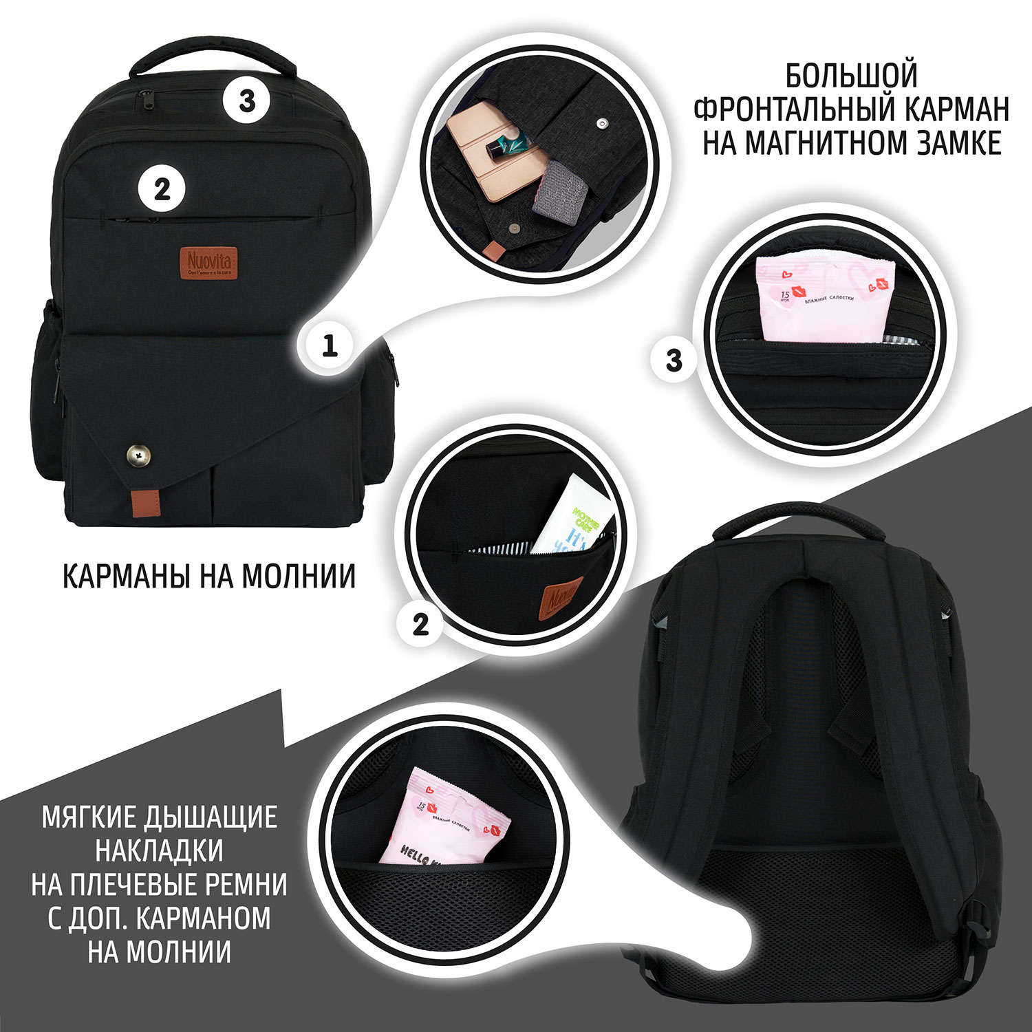 Рюкзак Nuovita CAPCAP tour - фото 4